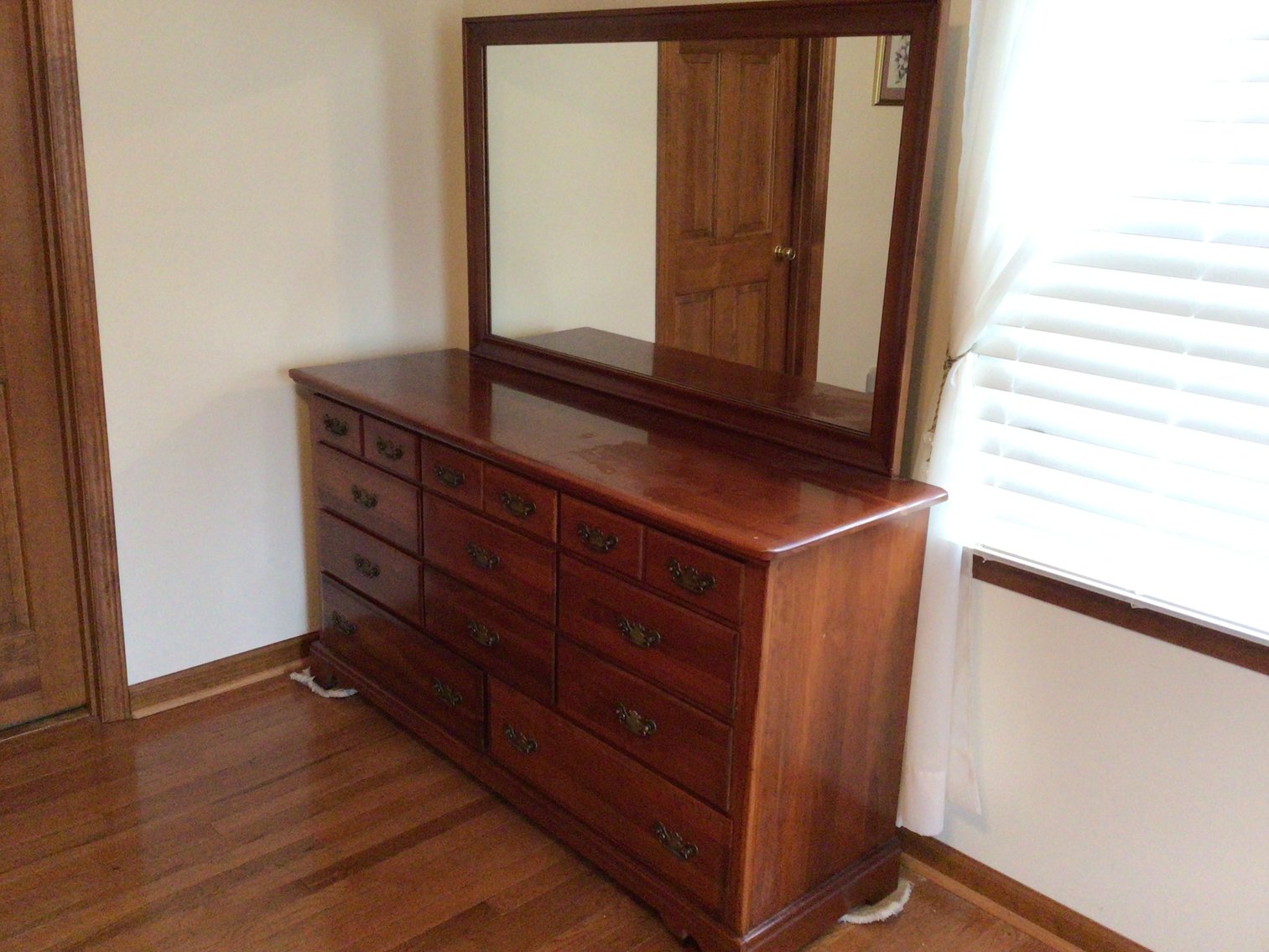 Image for Cherry Dresser with Mirror