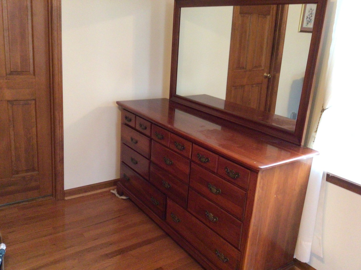 Image for Cherry Dresser with Mirror