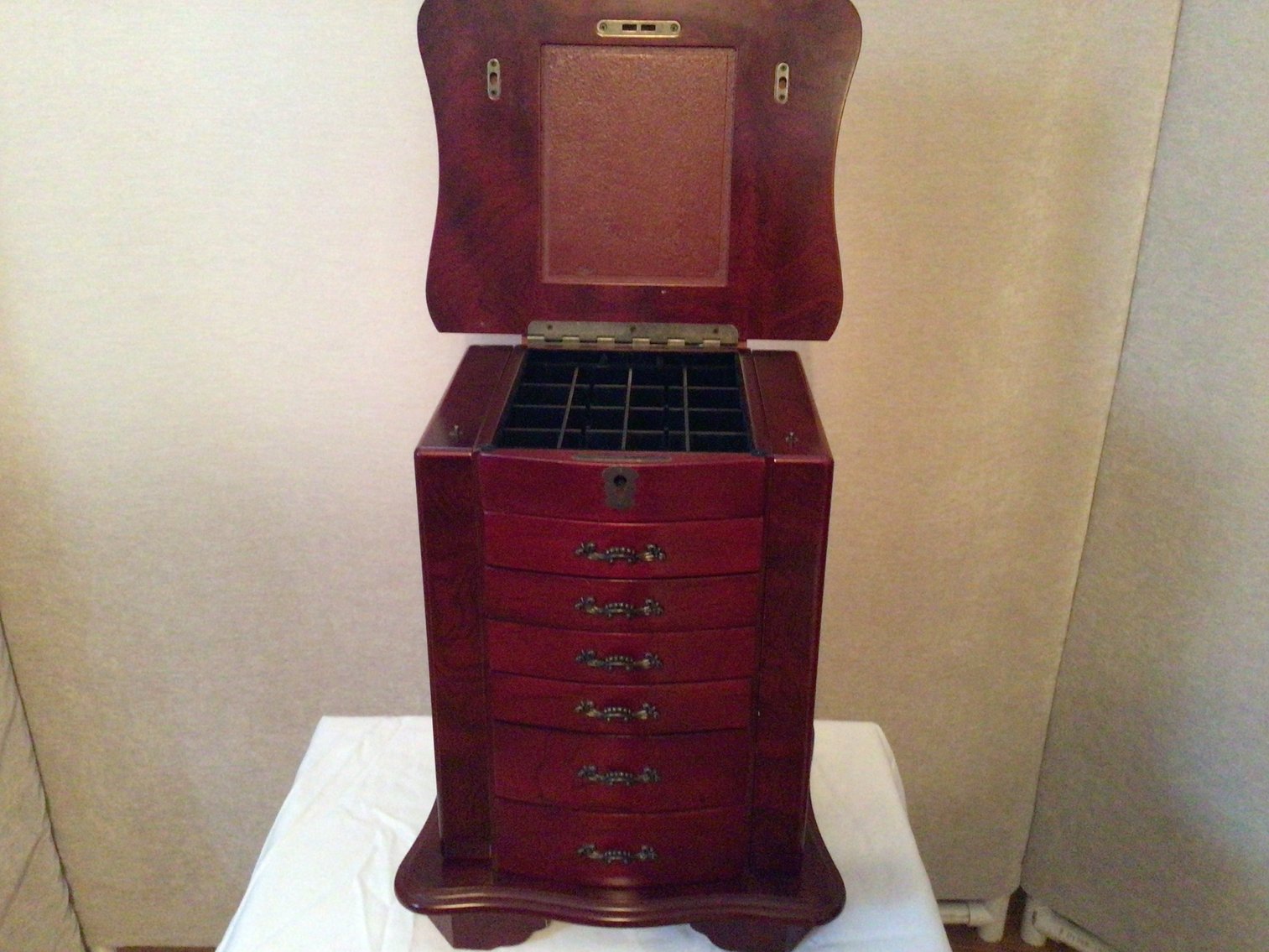 Image for Solid Cherry Jewelry Box