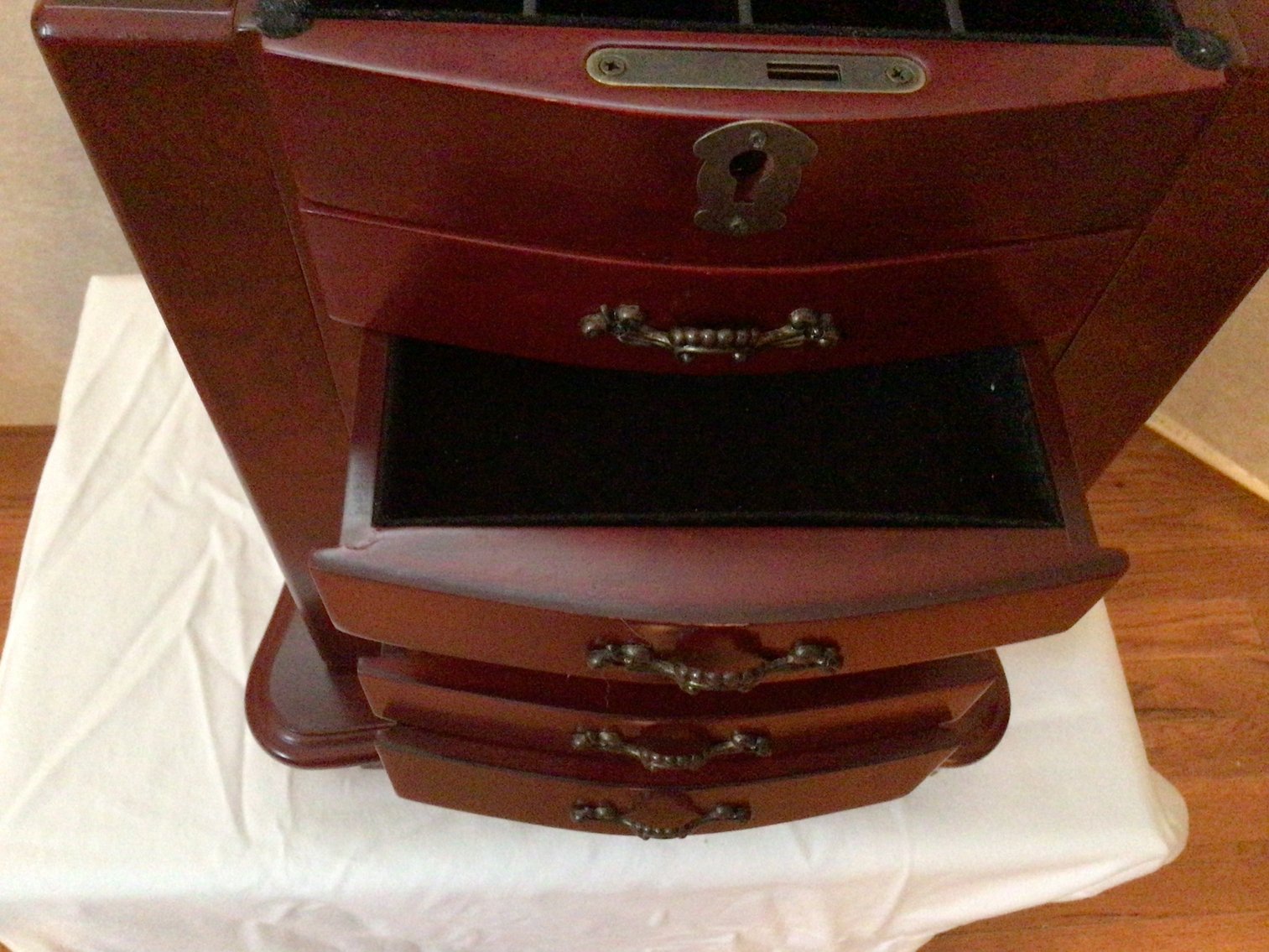 Image for Solid Cherry Jewelry Box