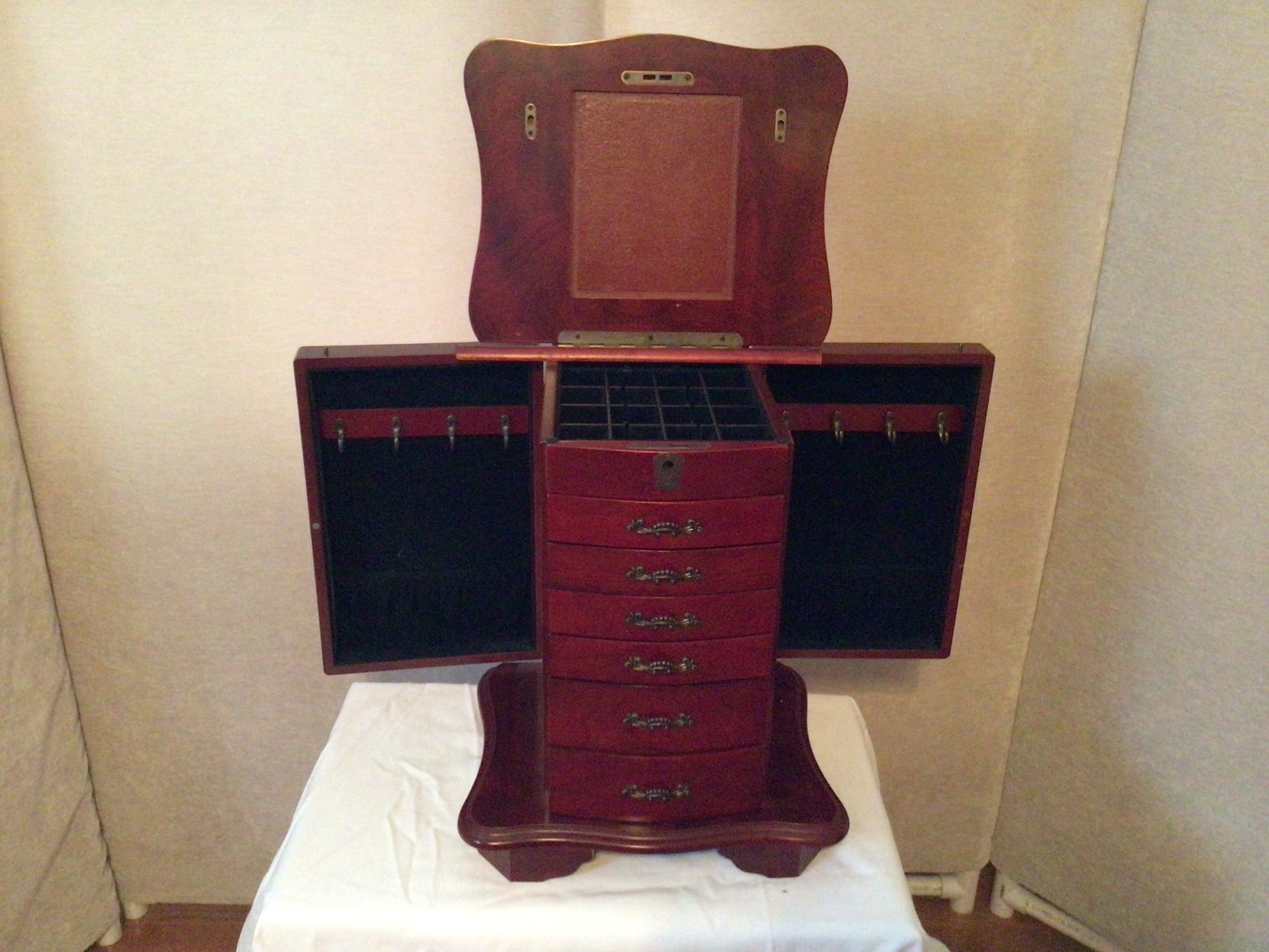Image for Solid Cherry Jewelry Box