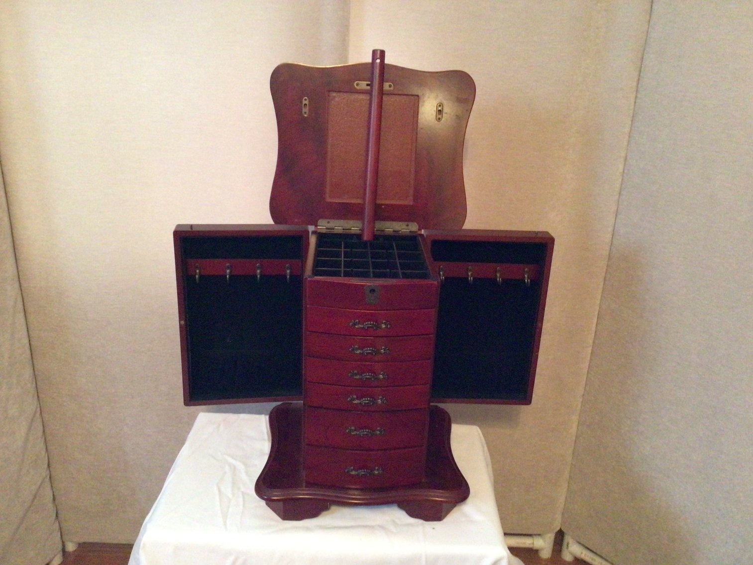 Image for Solid Cherry Jewelry Box