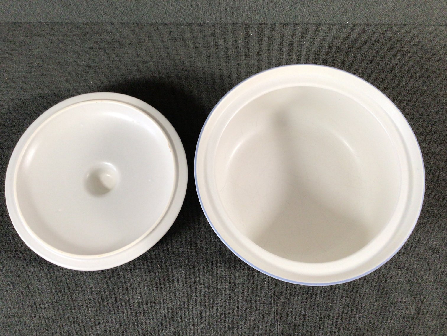 Image for Pfaltzgraff Ironstone - Casserole, Salt Cellar and Bread Trays