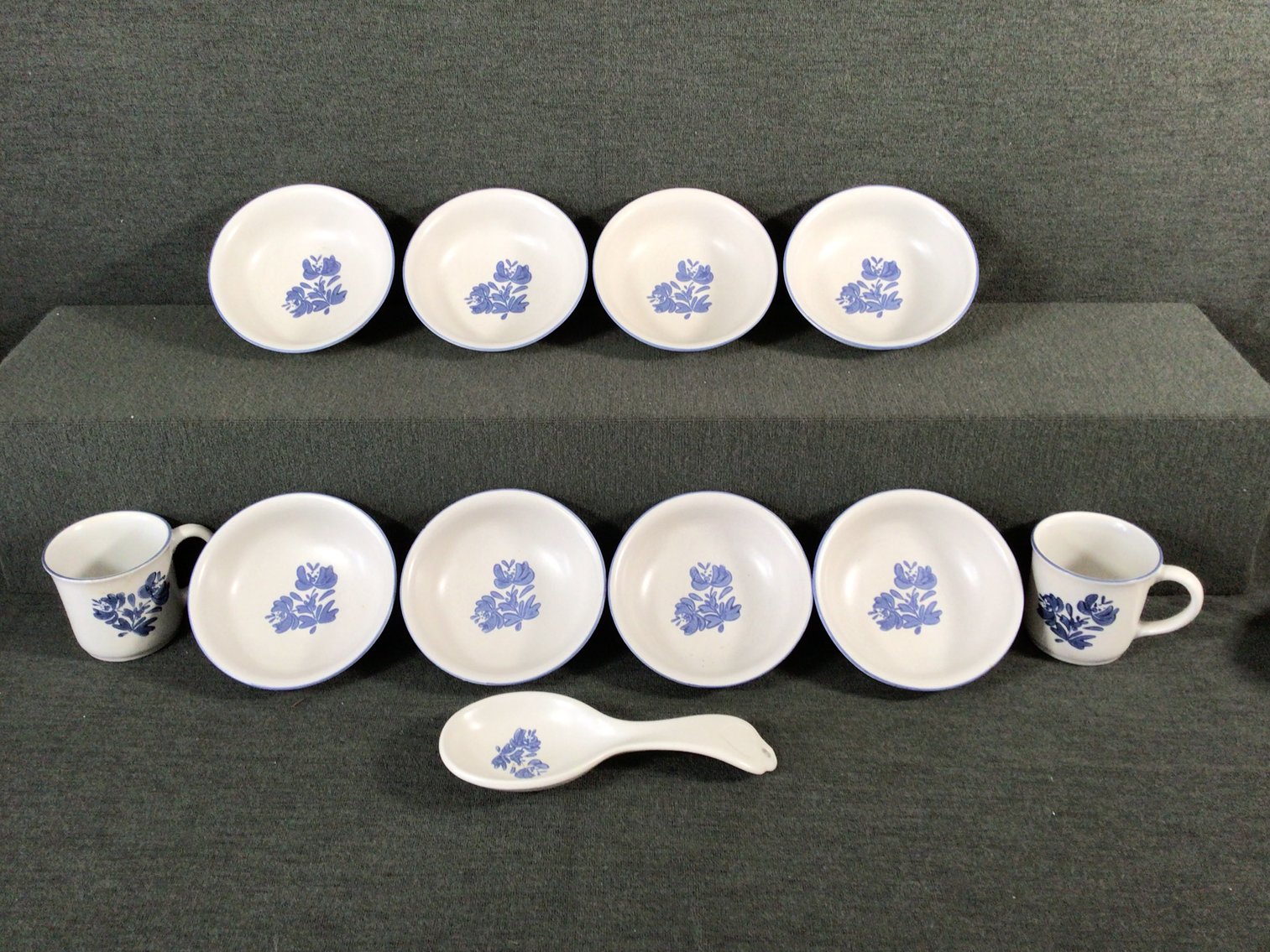 Image for Pfaltzgraff Ironstone - Cereal Bowls, Mugs and Spoon Rest