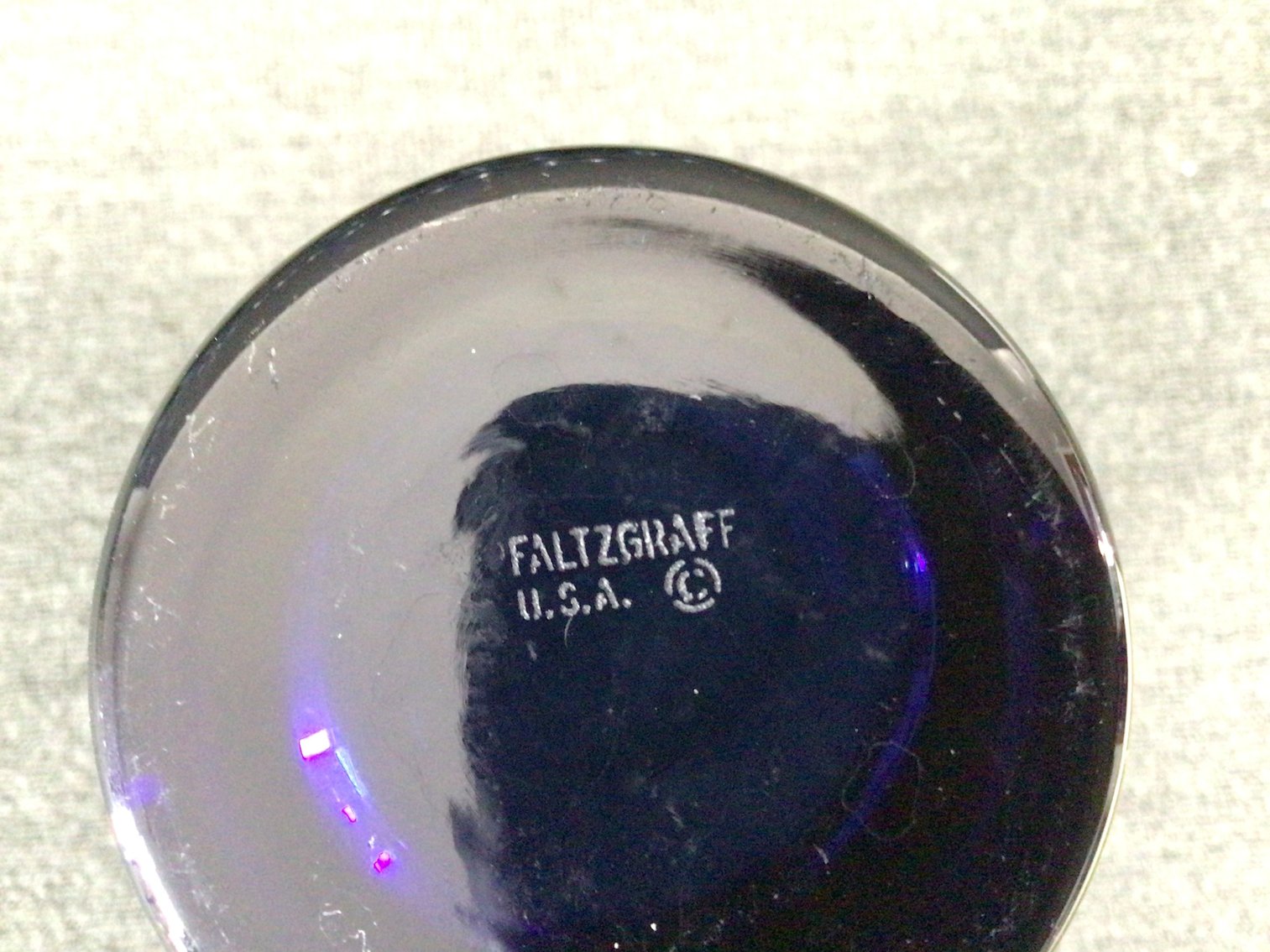 Image for Pfaltzgraff Yorktowne Blue Glasses