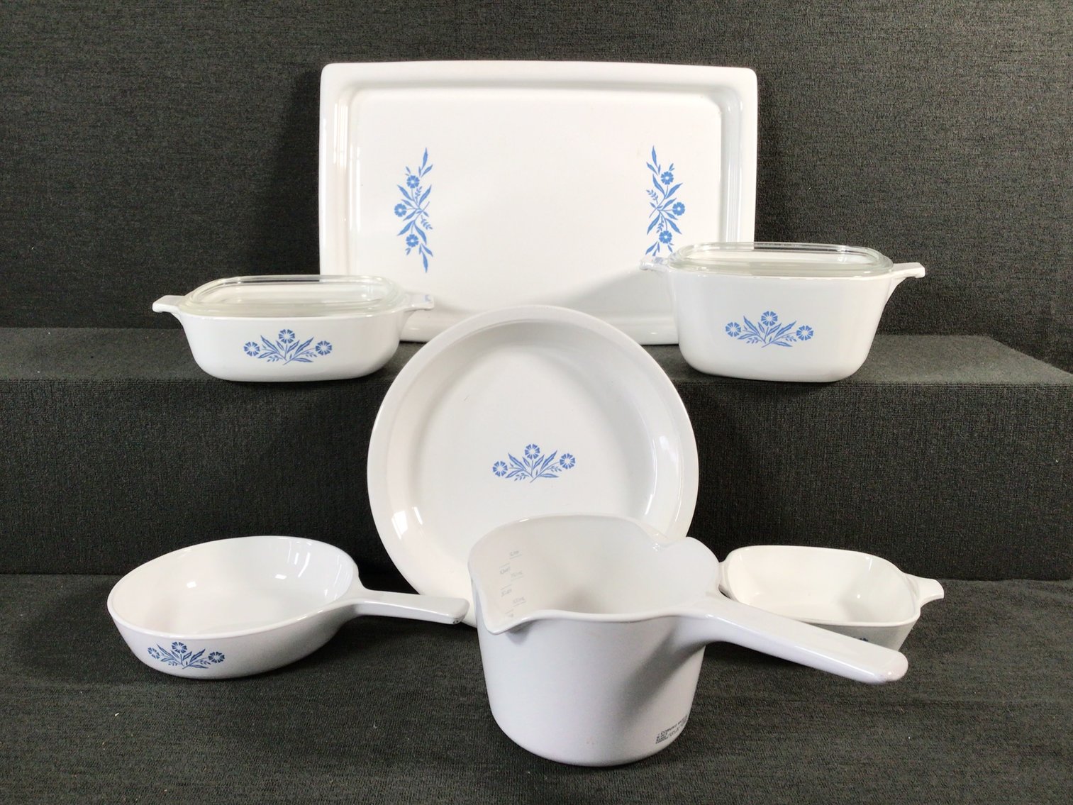 Image for Vintage Cornflower Blue Corningware and More