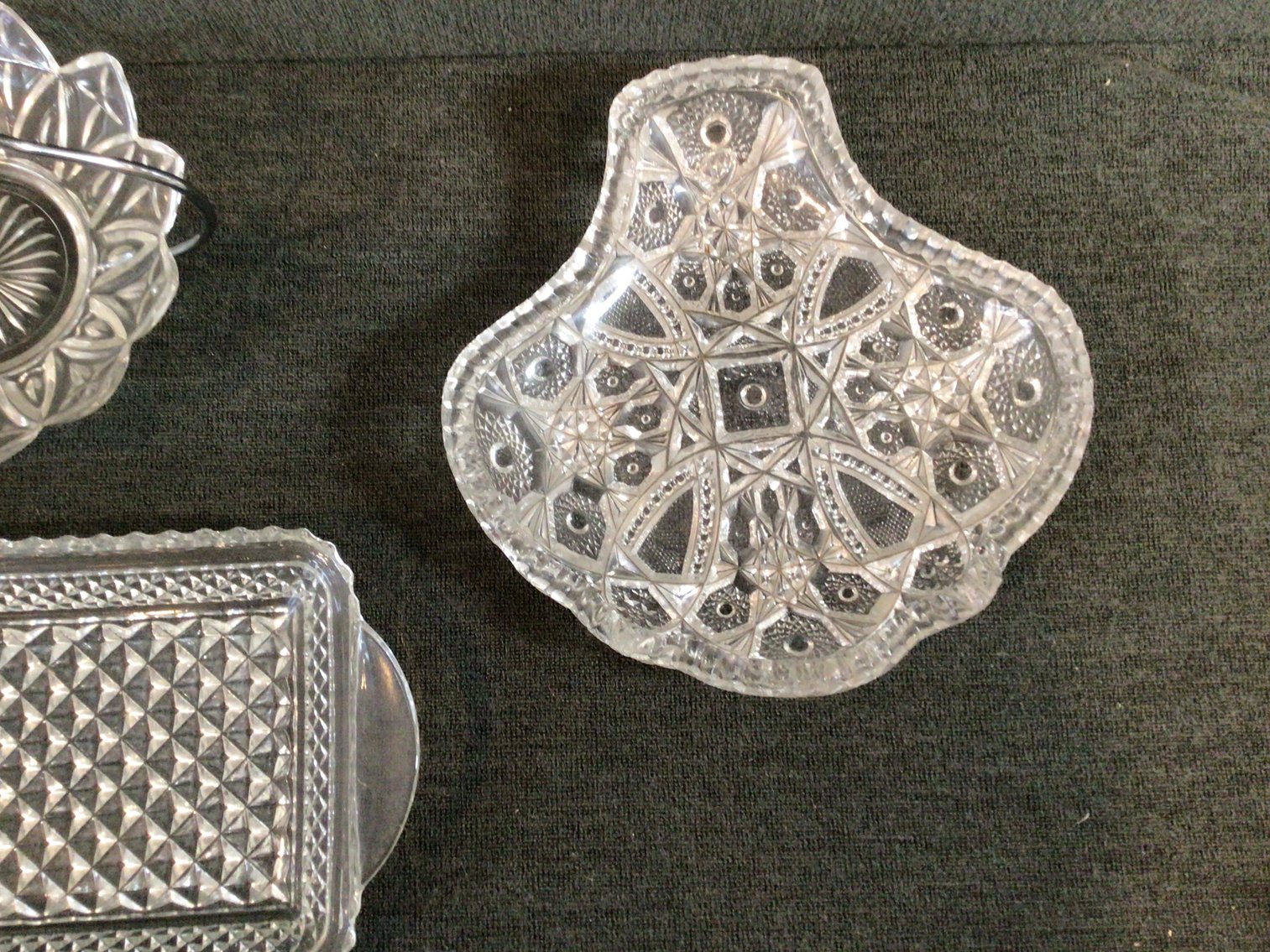 Image for Vintage Pressed Glass Assortment