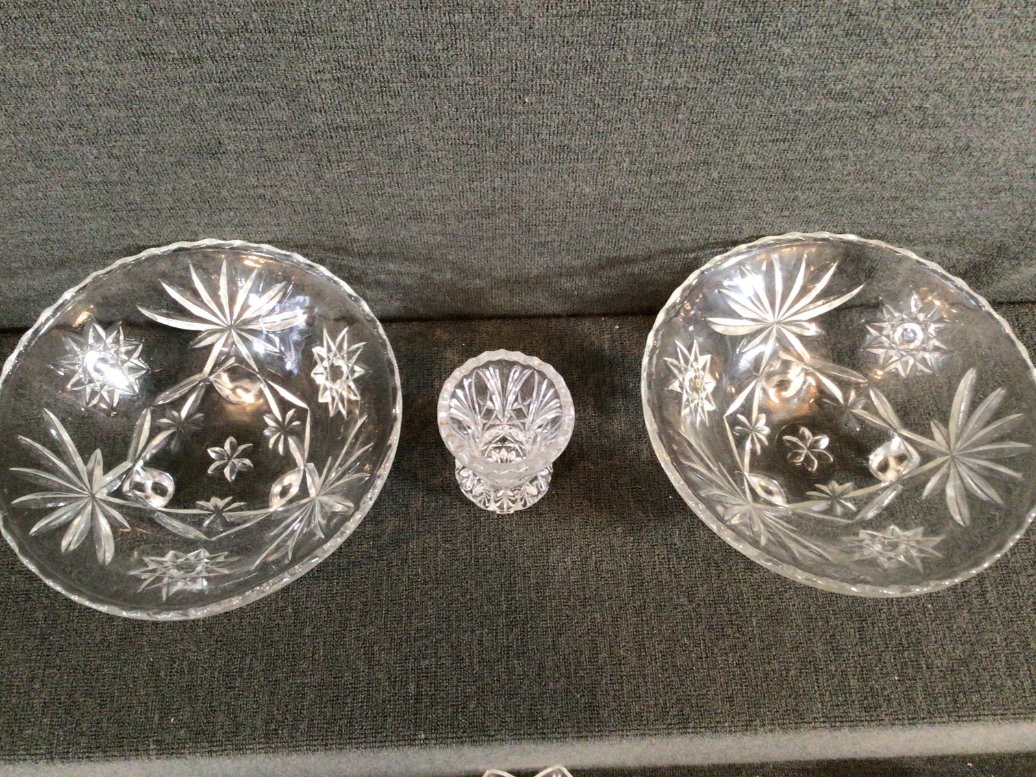 Image for Vintage Pressed Glass Assortment