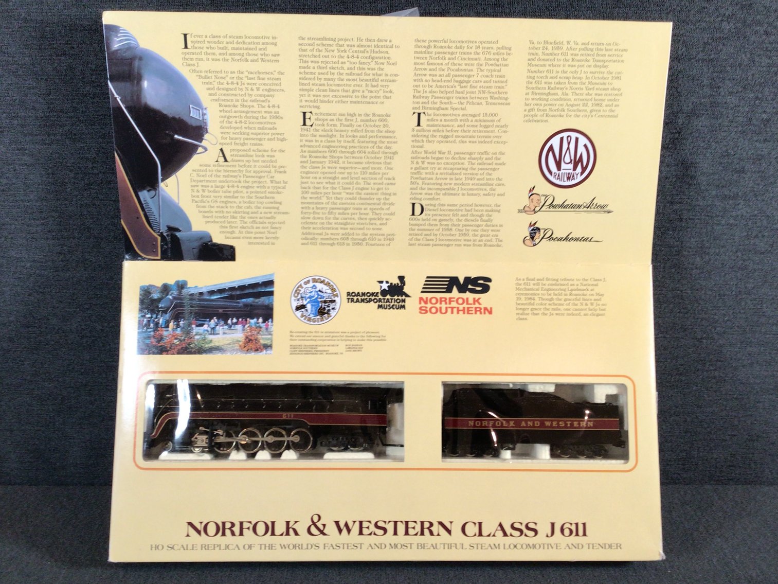Image for N&W Class J 611 HO Scale Limited Edition in Box!