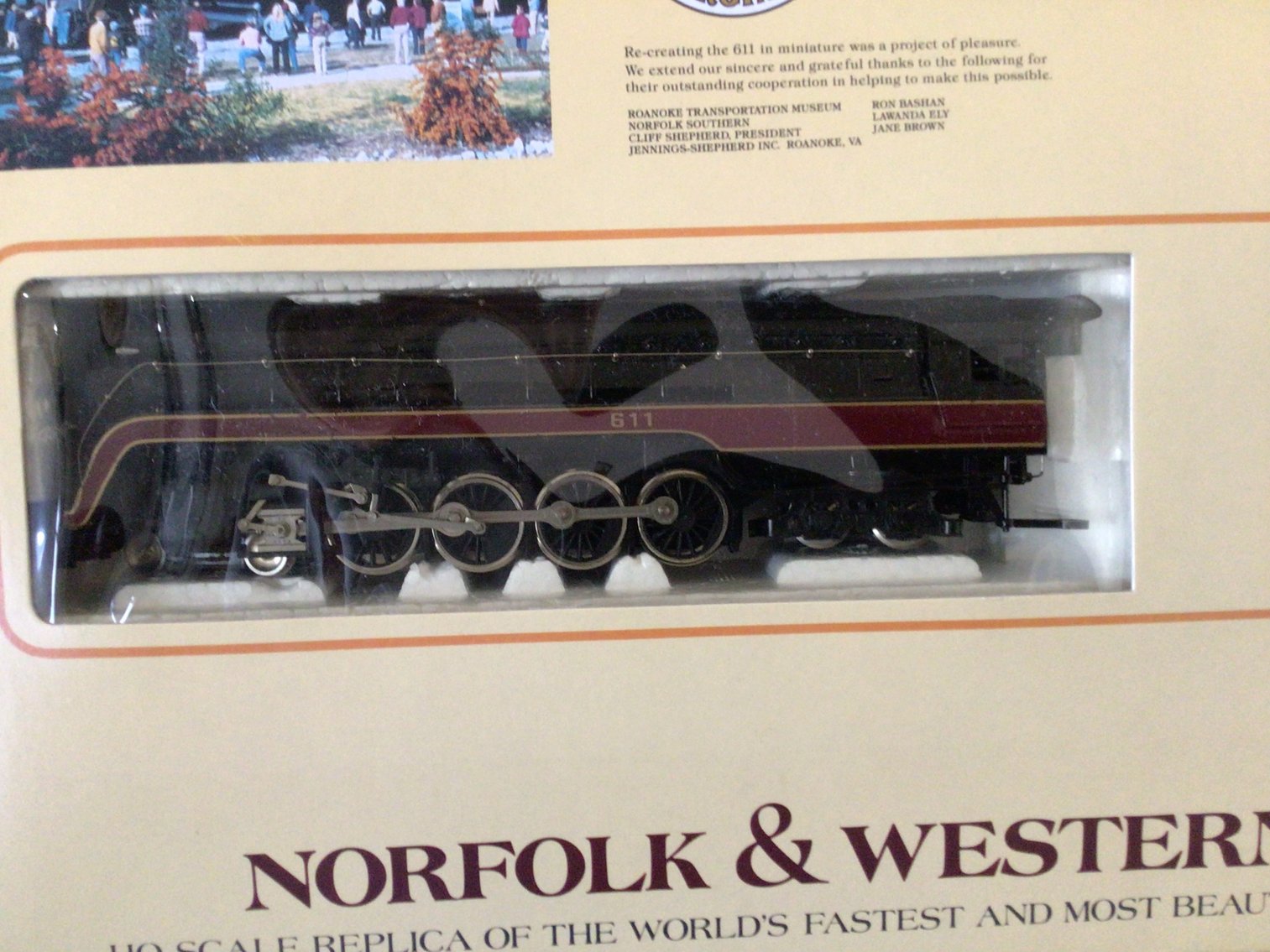Image for N&W Class J 611 HO Scale Limited Edition in Box!