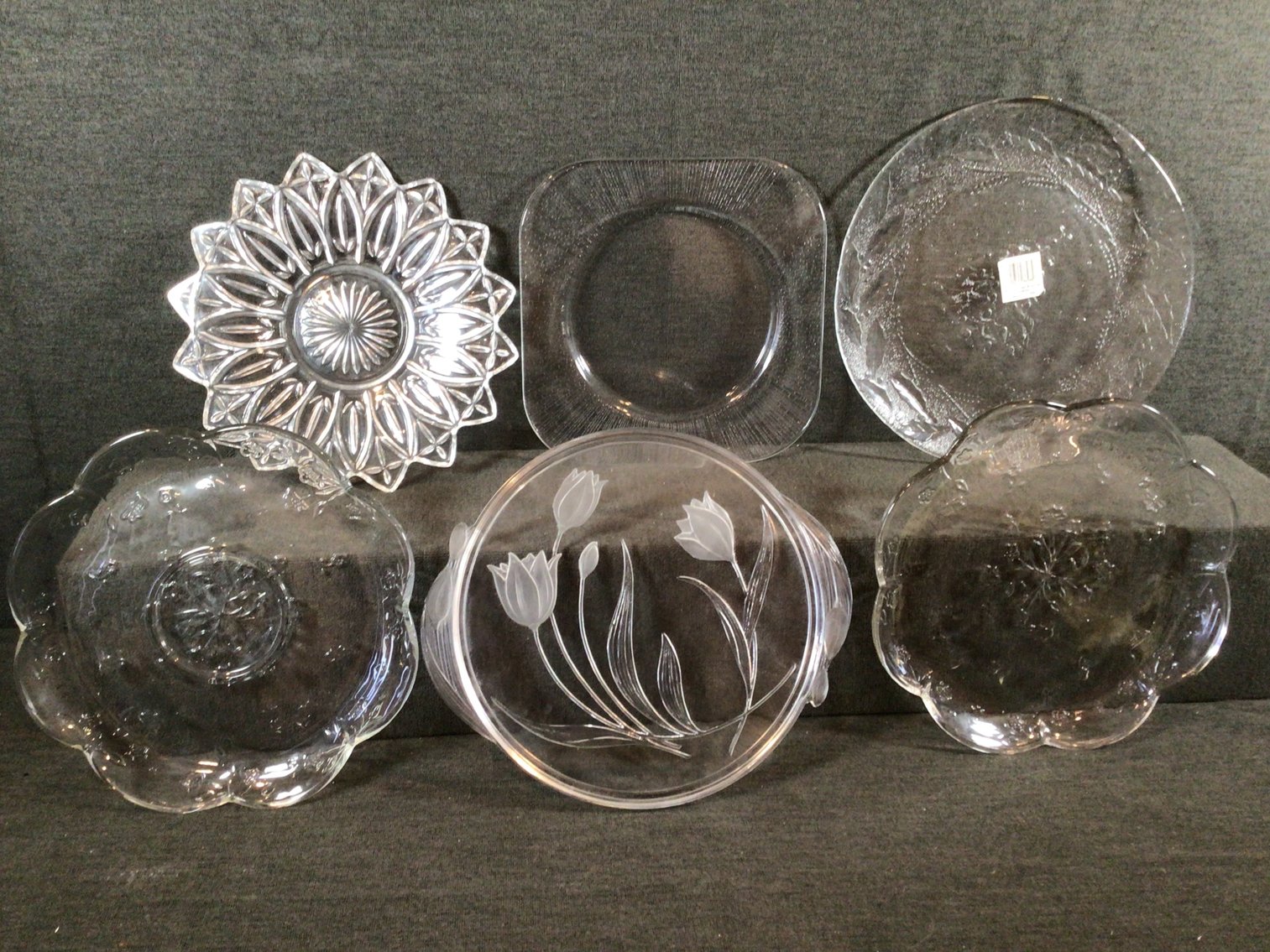 Image for Cake Plate & 5 Serving Plates