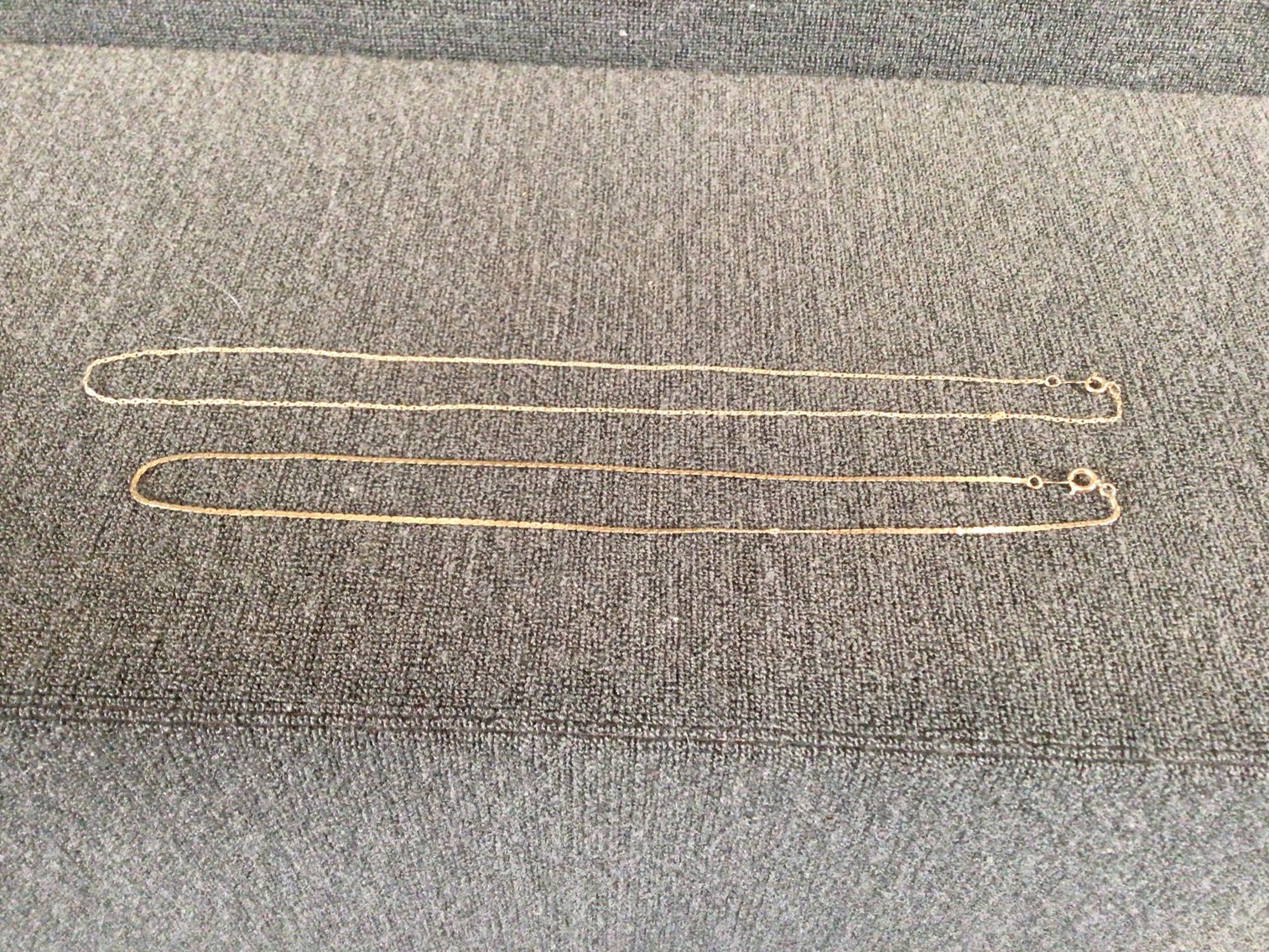 Image for Two 14K Gold Necklaces