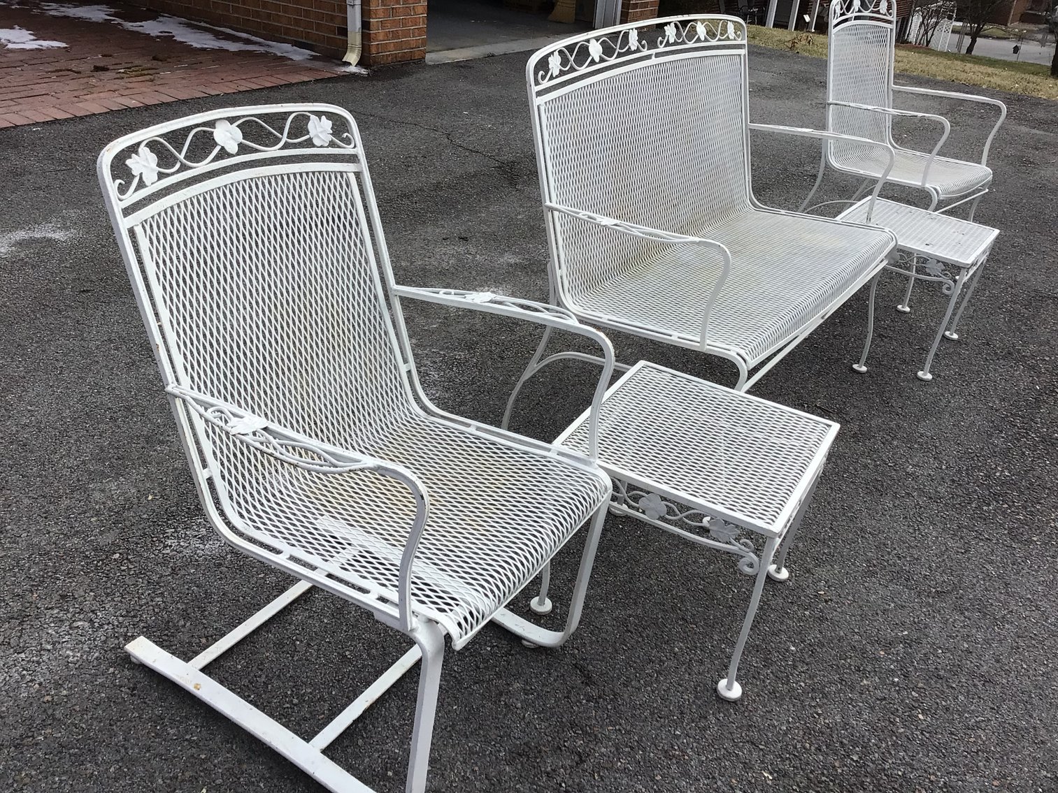 Image for 5 Piece Wrought Iron Patio Set