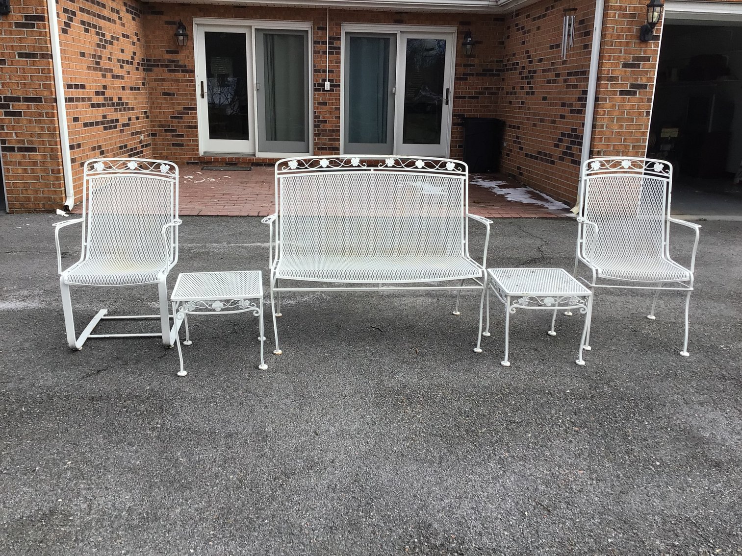 Image for 5 Piece Wrought Iron Patio Set