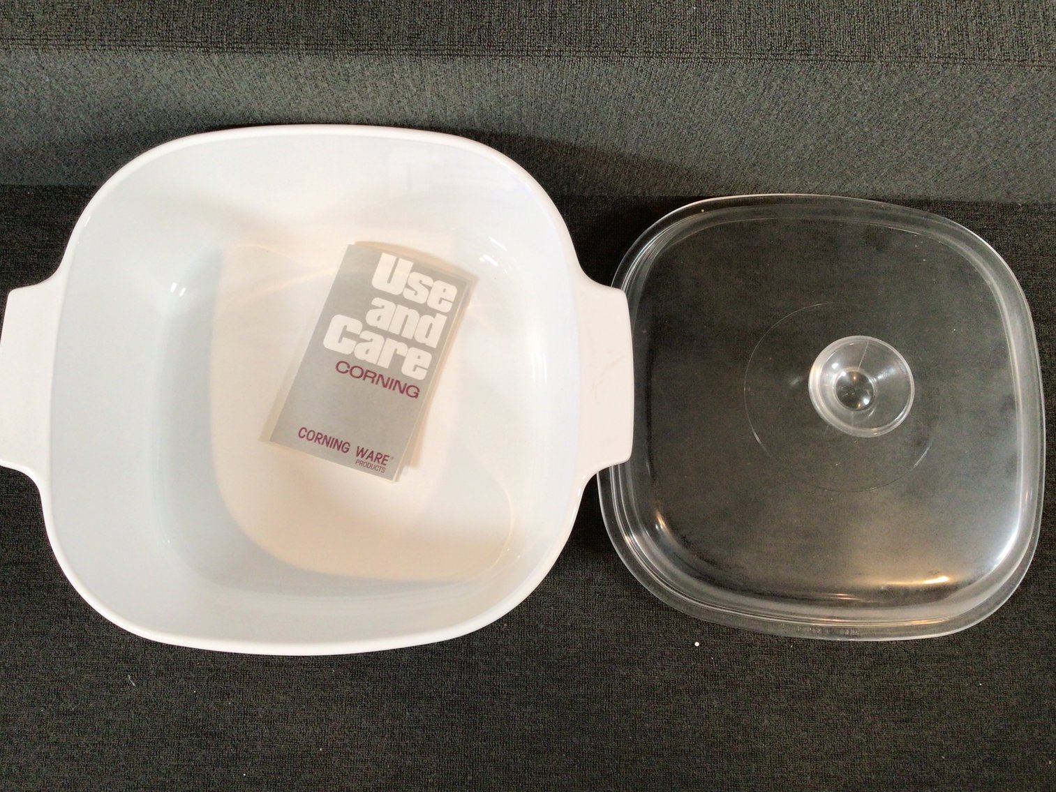 Image for Corningware 5-Quart Square Casserole with Glass Lid
