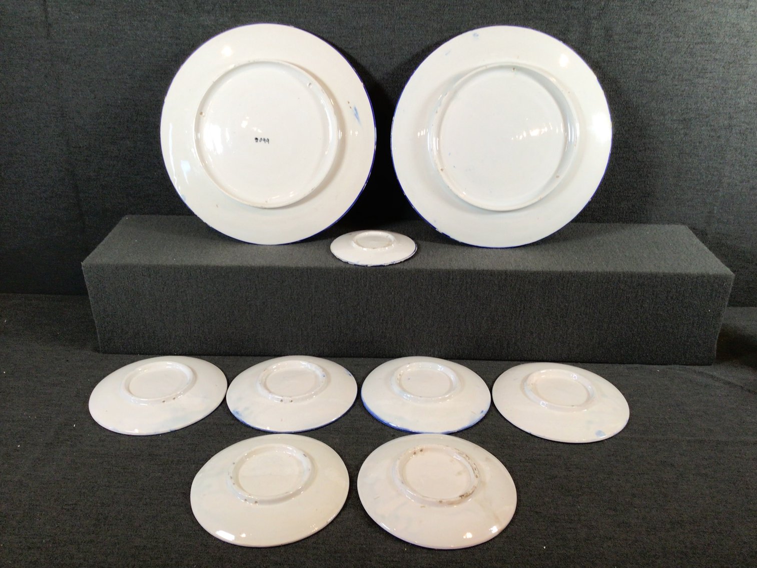 Image for Vintage Folk Art Pottery Plates