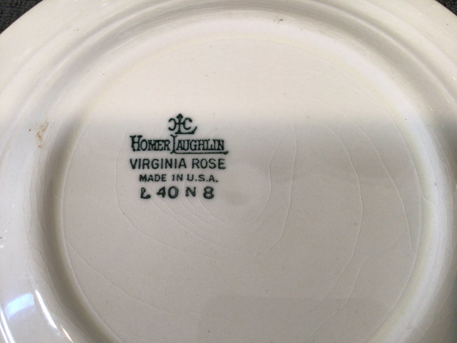 Image for Homer Laughlin Virginia Rose Pieces