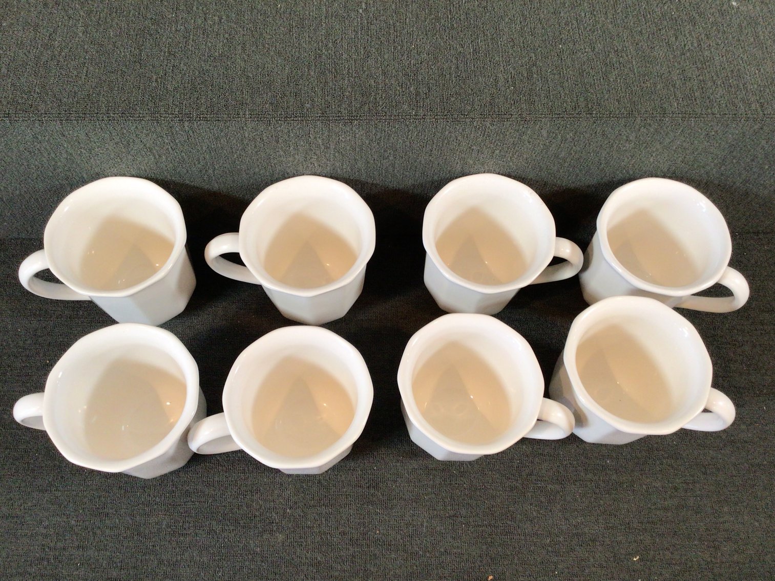 Image for White Mugs, Creamer and Covered Sugar