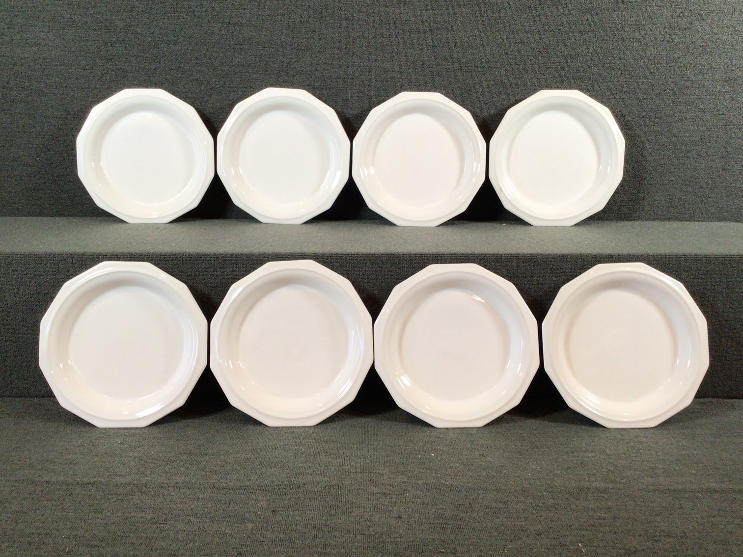 Image for White Dinner Plates,  Dessert Plates, Gravy Boat and Oval Serving Bowl