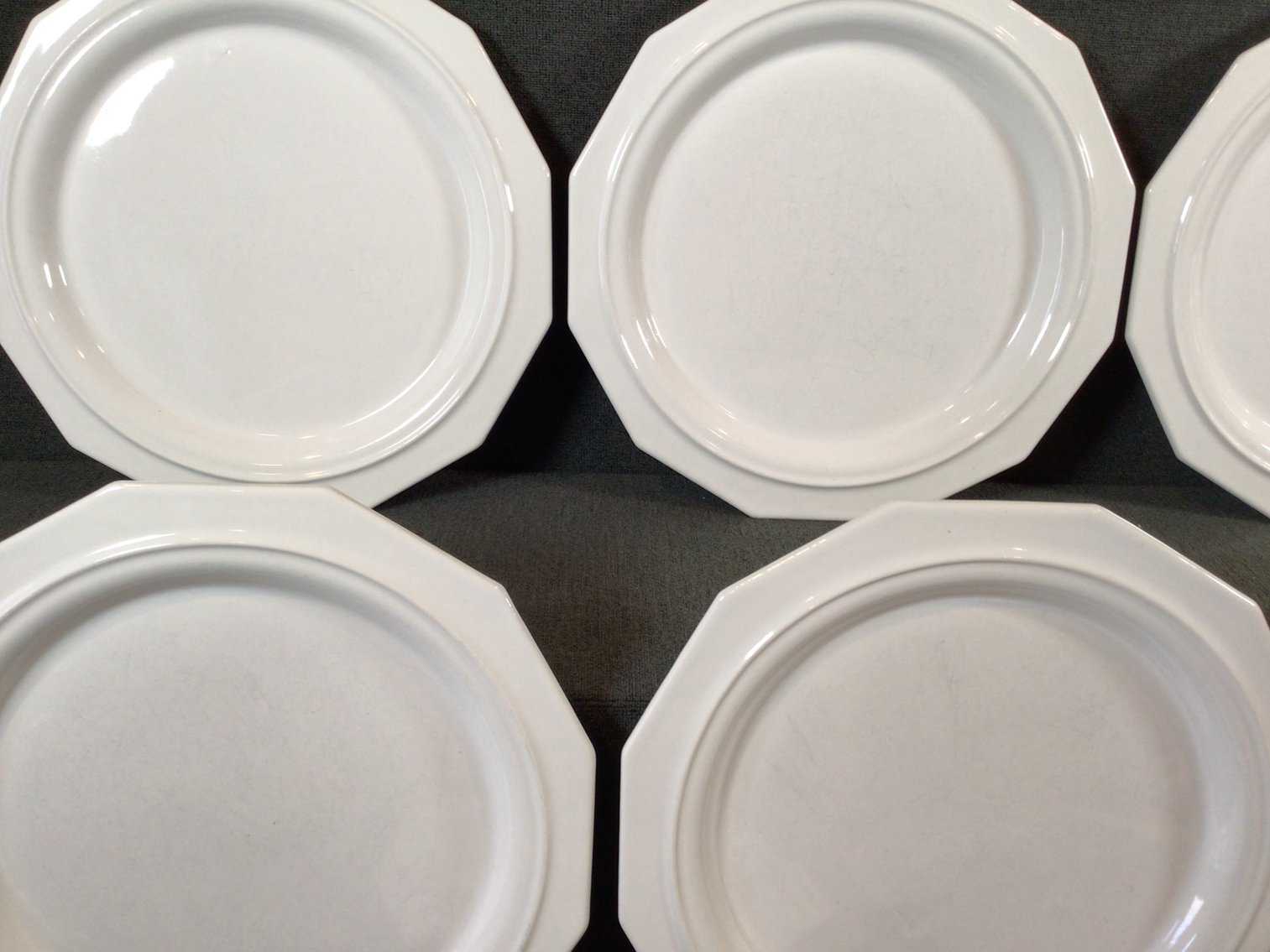 Image for White Dinner Plates,  Dessert Plates, Gravy Boat and Oval Serving Bowl