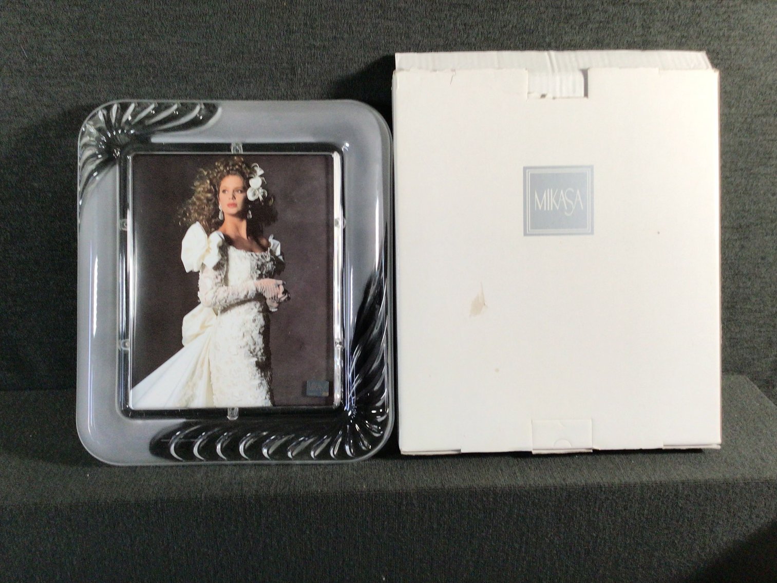 Image for NIB - Large Photo Frame and Deviled Egg Plate