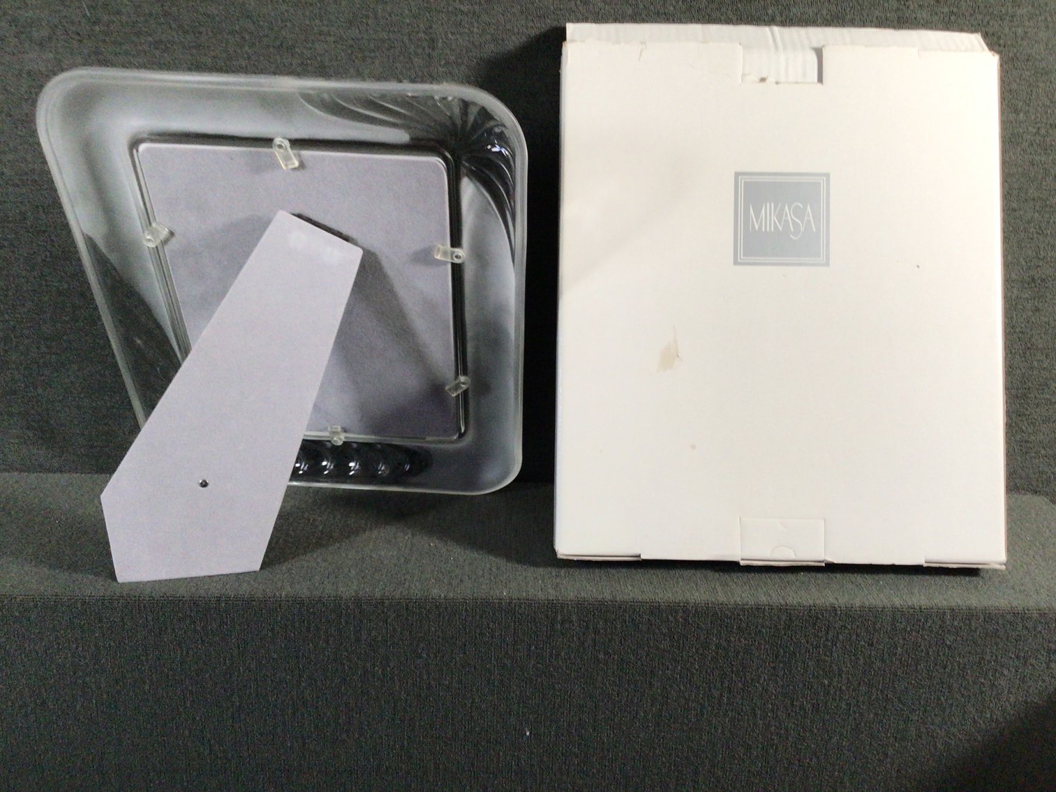 Image for NIB - Large Photo Frame and Deviled Egg Plate