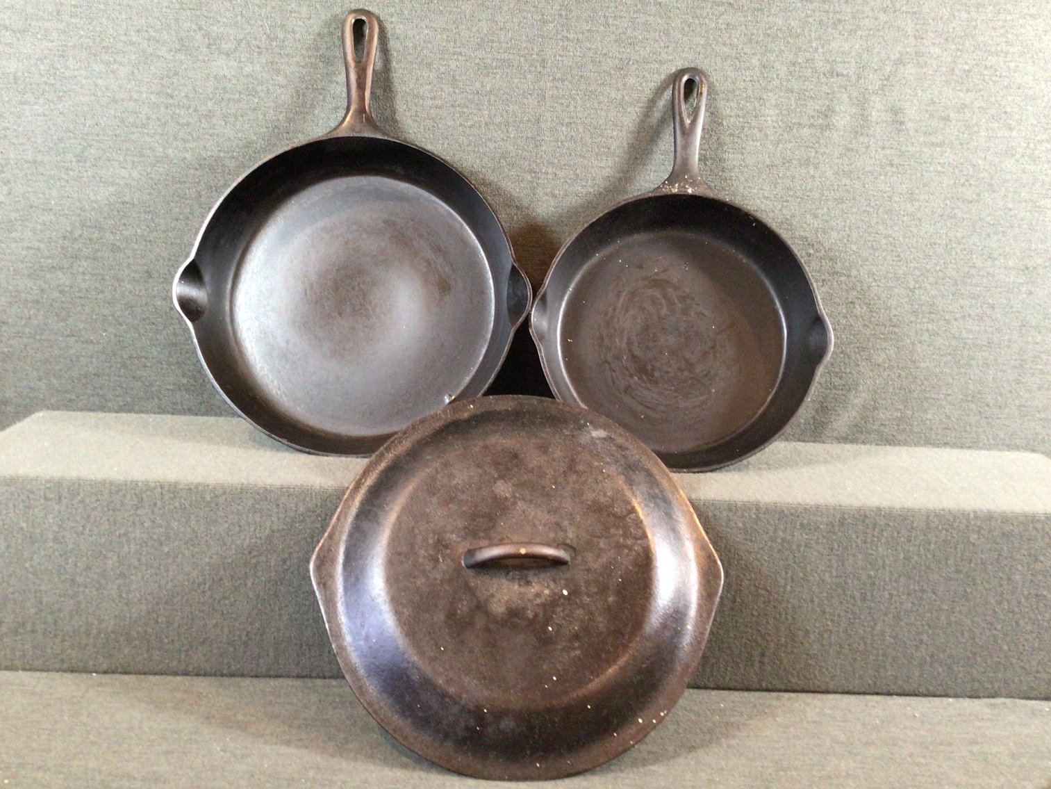 Image for Vintage Iron Skillets - One is Griswold
