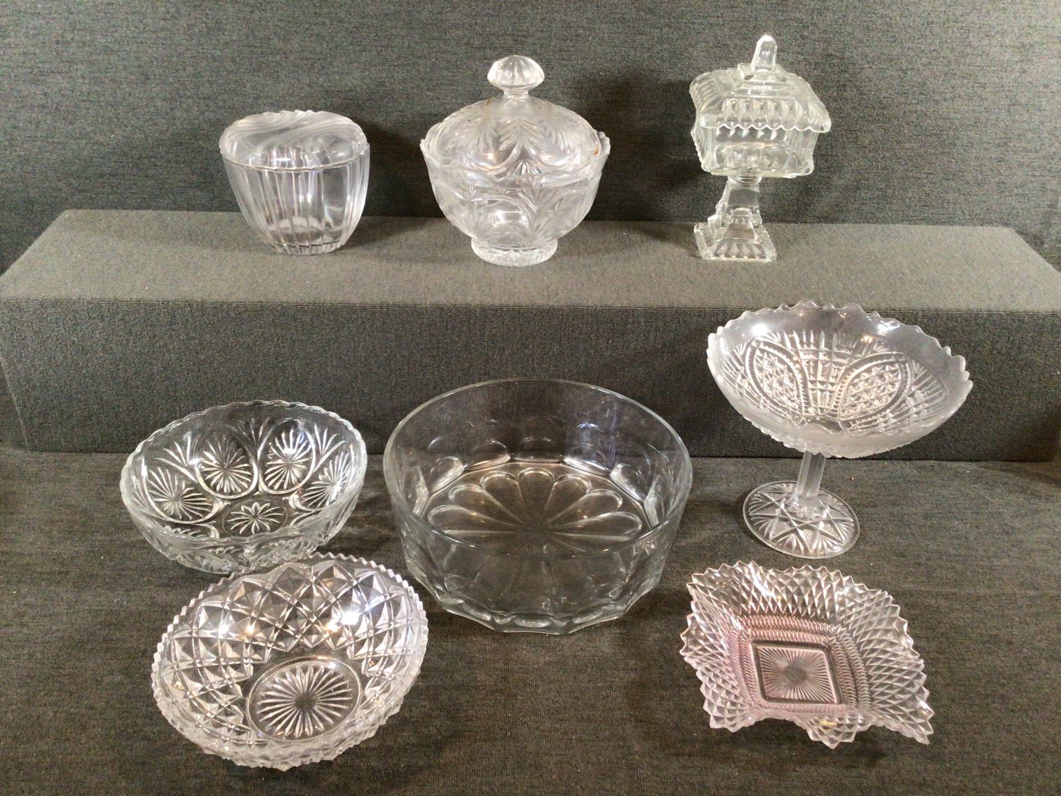 Image for Clear Glass Bowl Lot