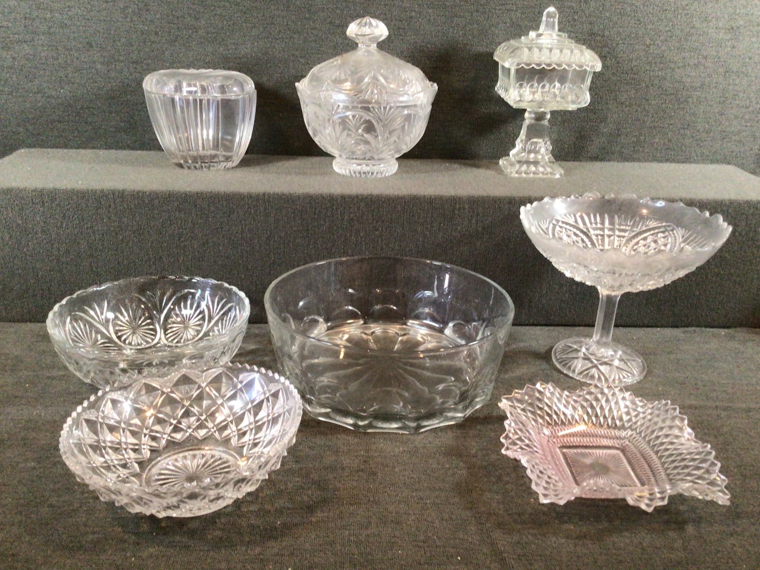 Image for Clear Glass Bowl Lot