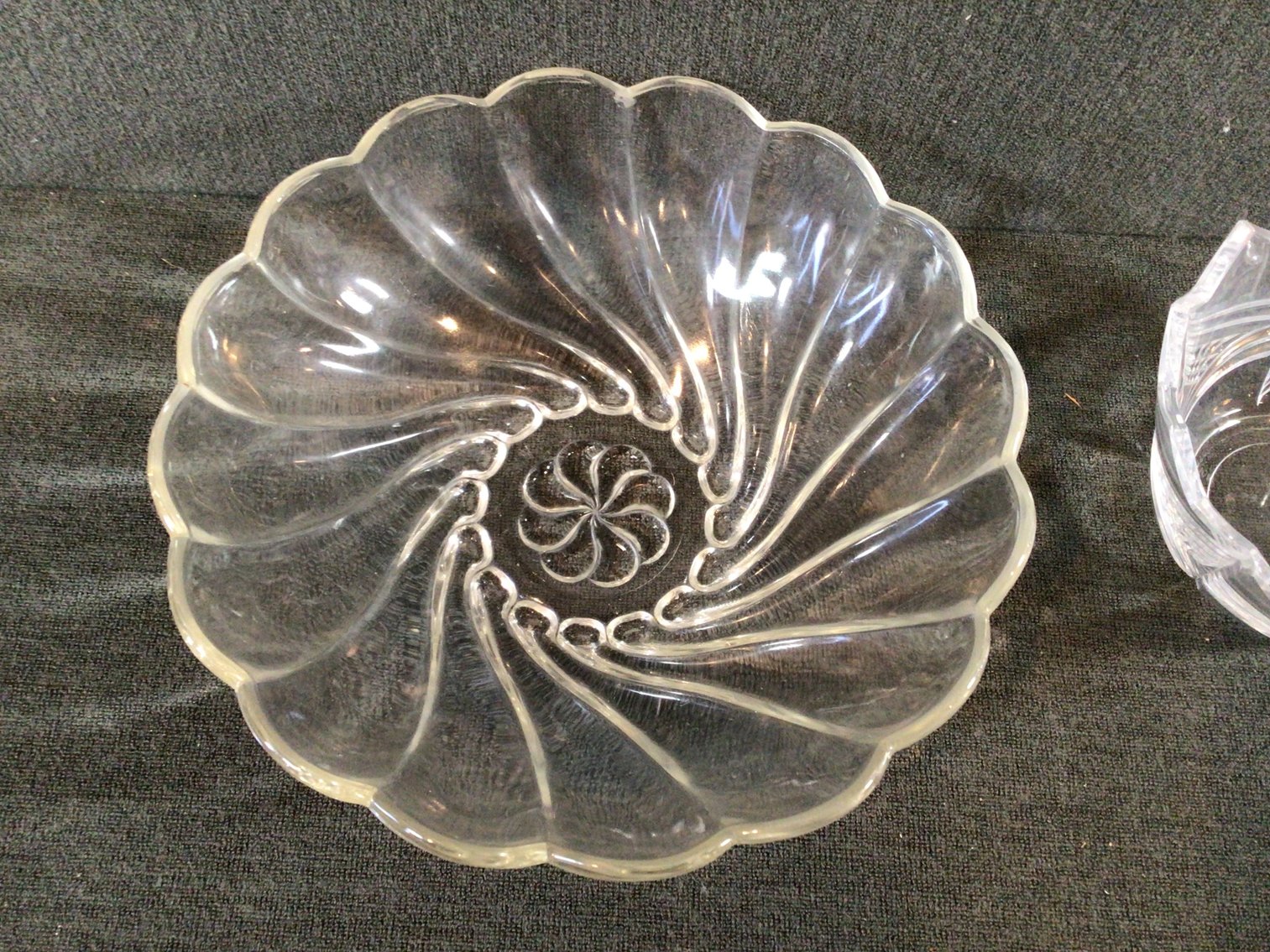 Image for 4 Glass Bowls and Covered Candy Dish