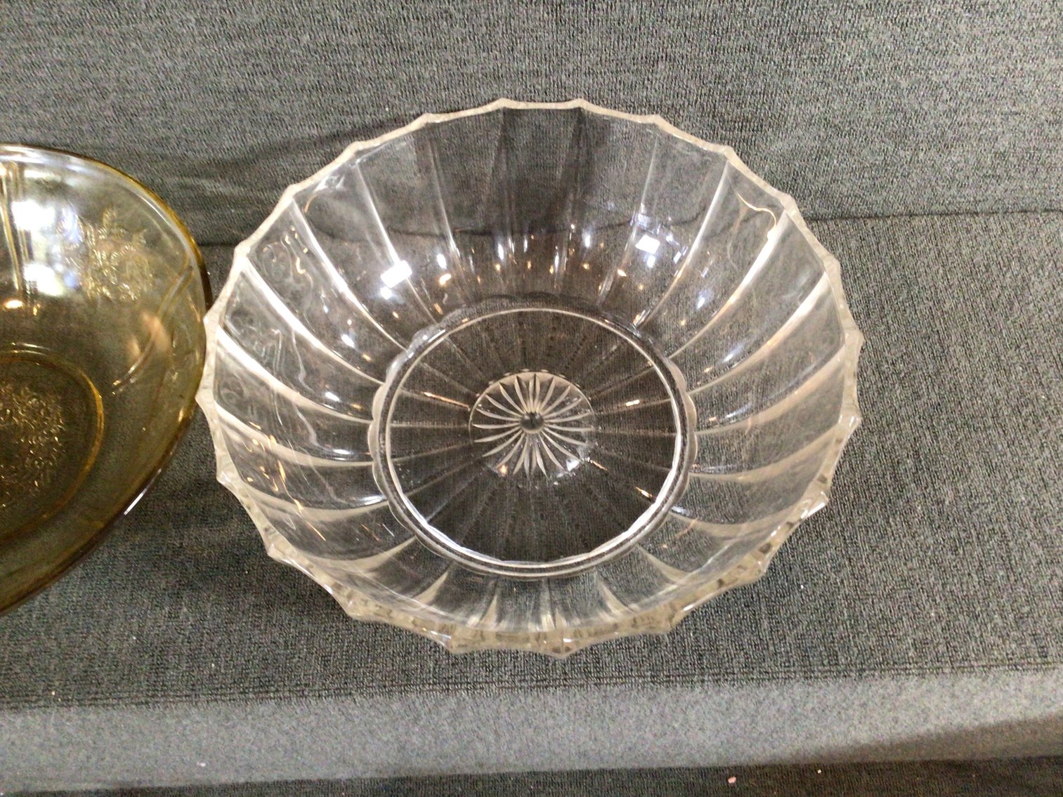 Image for 4 Glass Bowls and Covered Candy Dish
