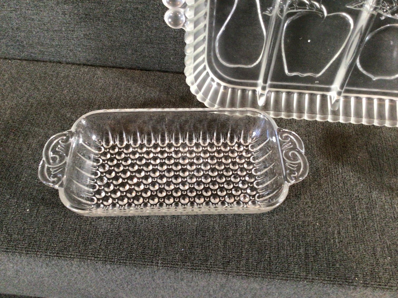 Image for Divided Glass Relish Tray and More