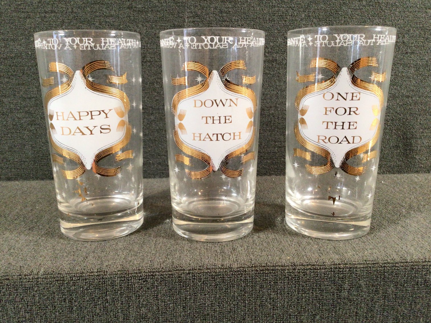 Image for “Drink To Your Health” Barware Glasses and More