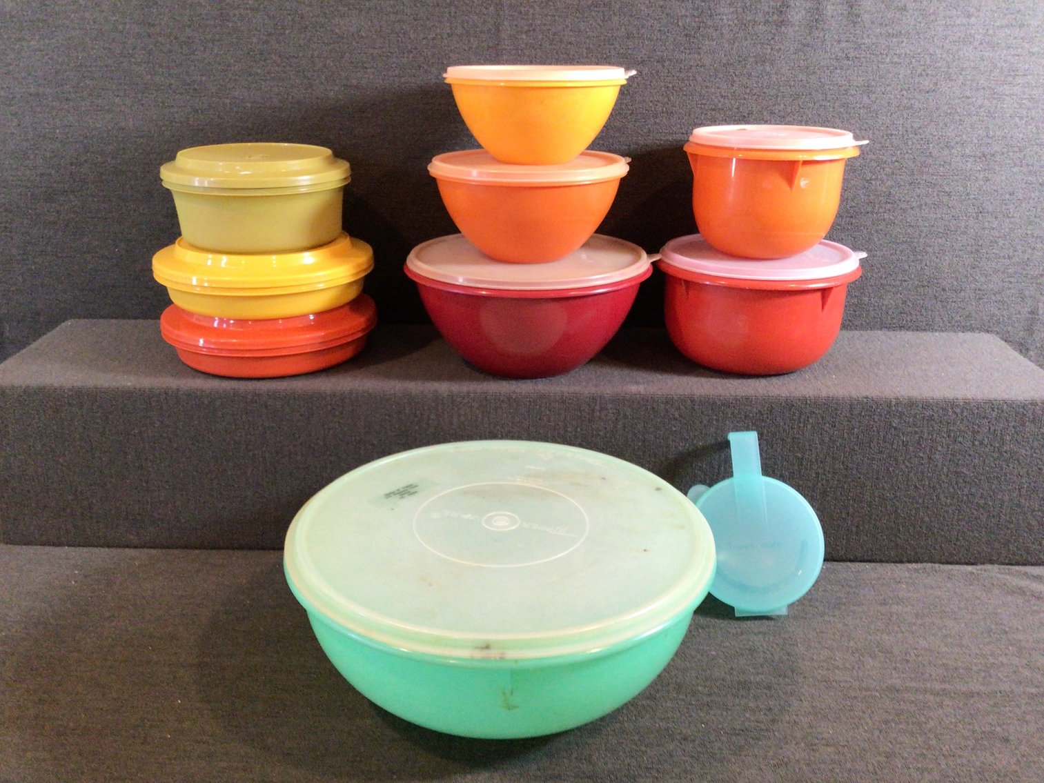 Image for Tupperware Colored Bowls