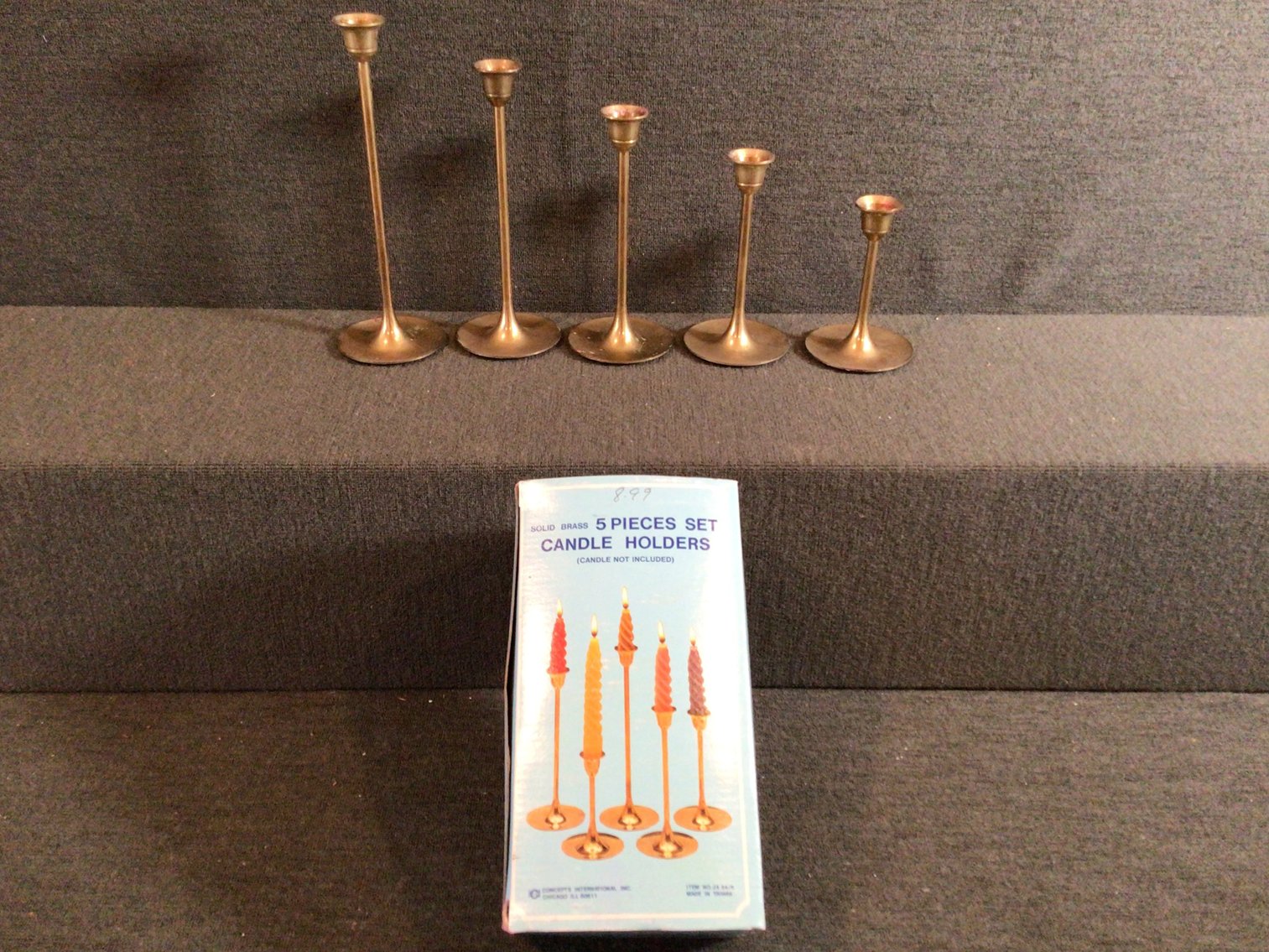 Image for Brass Candle Holders, Candles and More