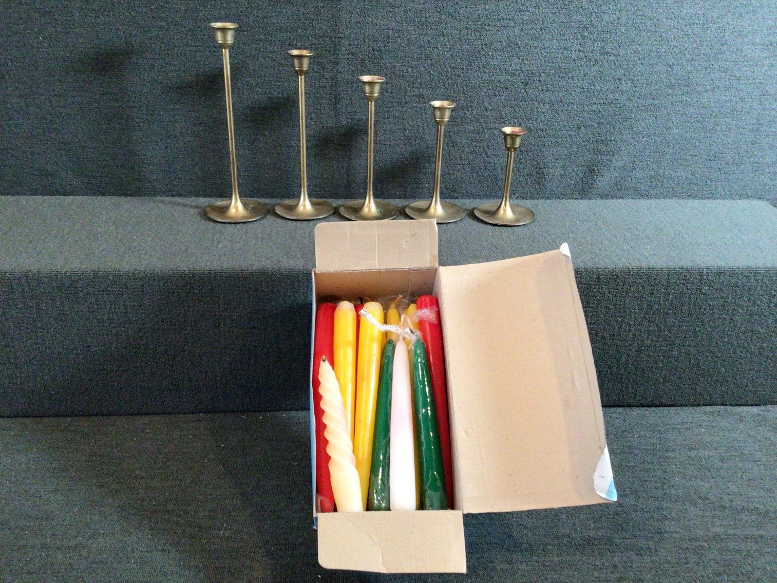 Image for Brass Candle Holders, Candles and More