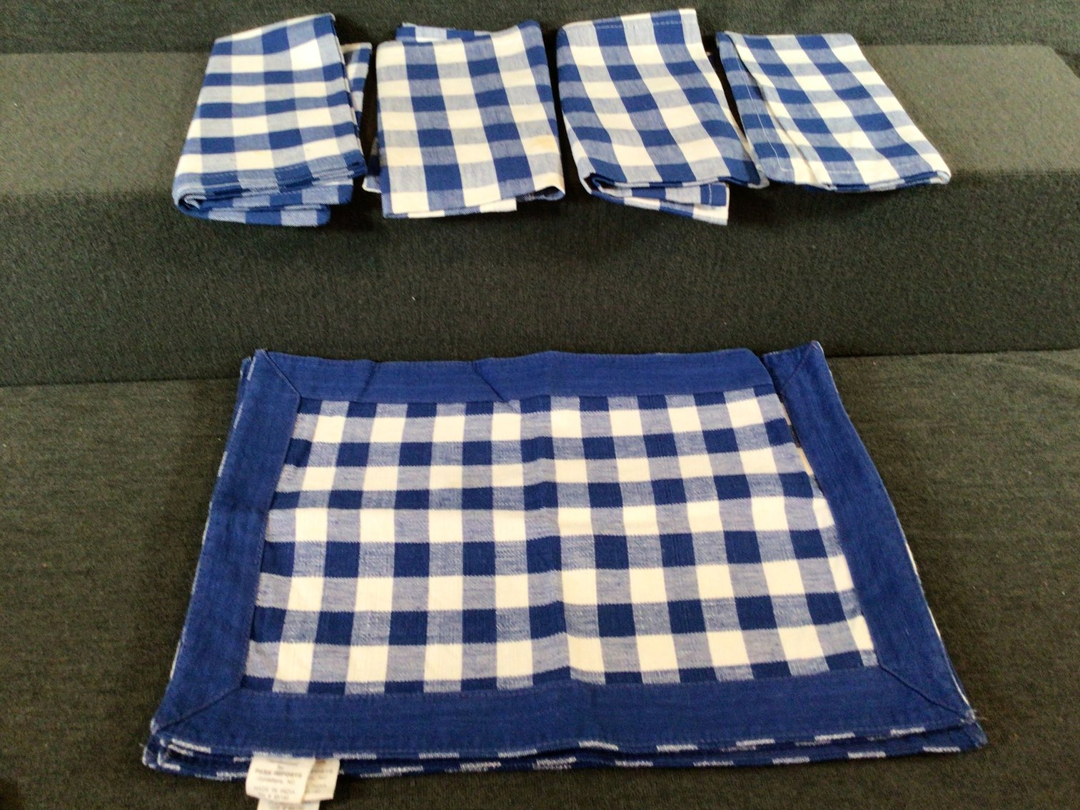 Image for Table Linens - Gingham Checks