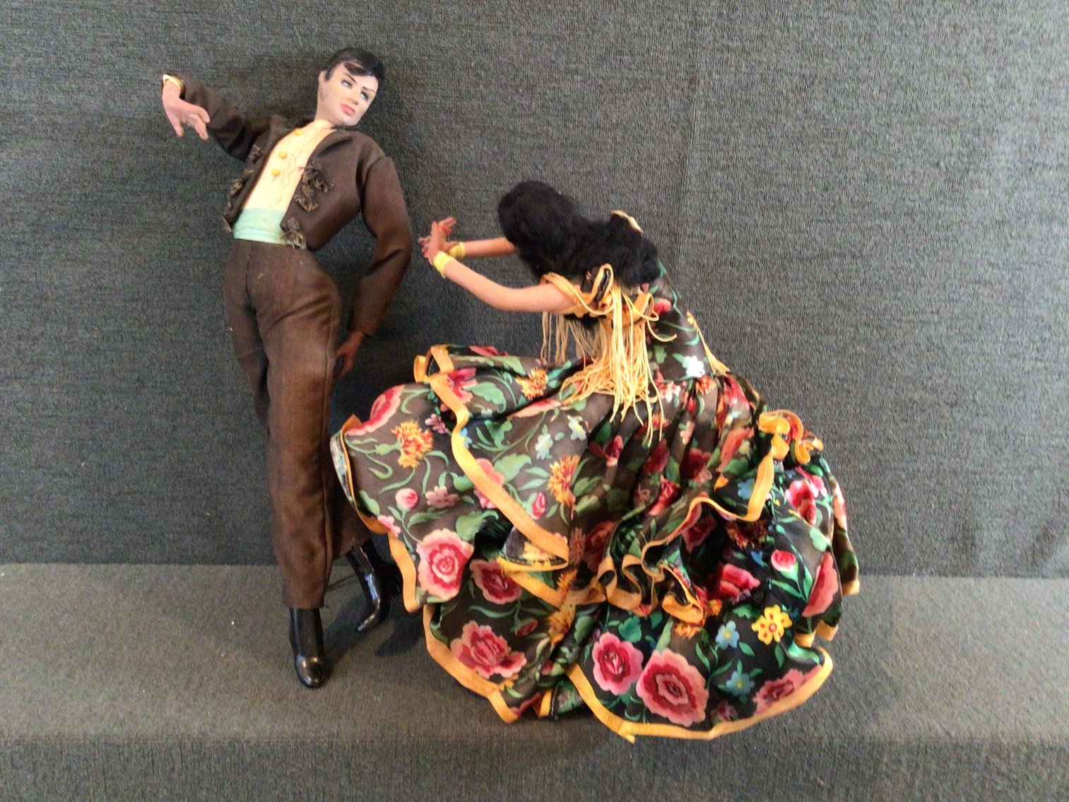Image for Vintage Flamenco Dancing Dolls