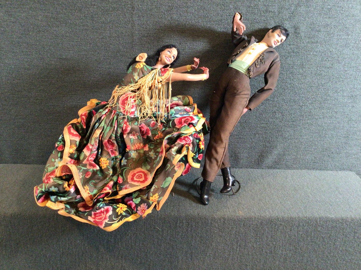 Image for Vintage Flamenco Dancing Dolls