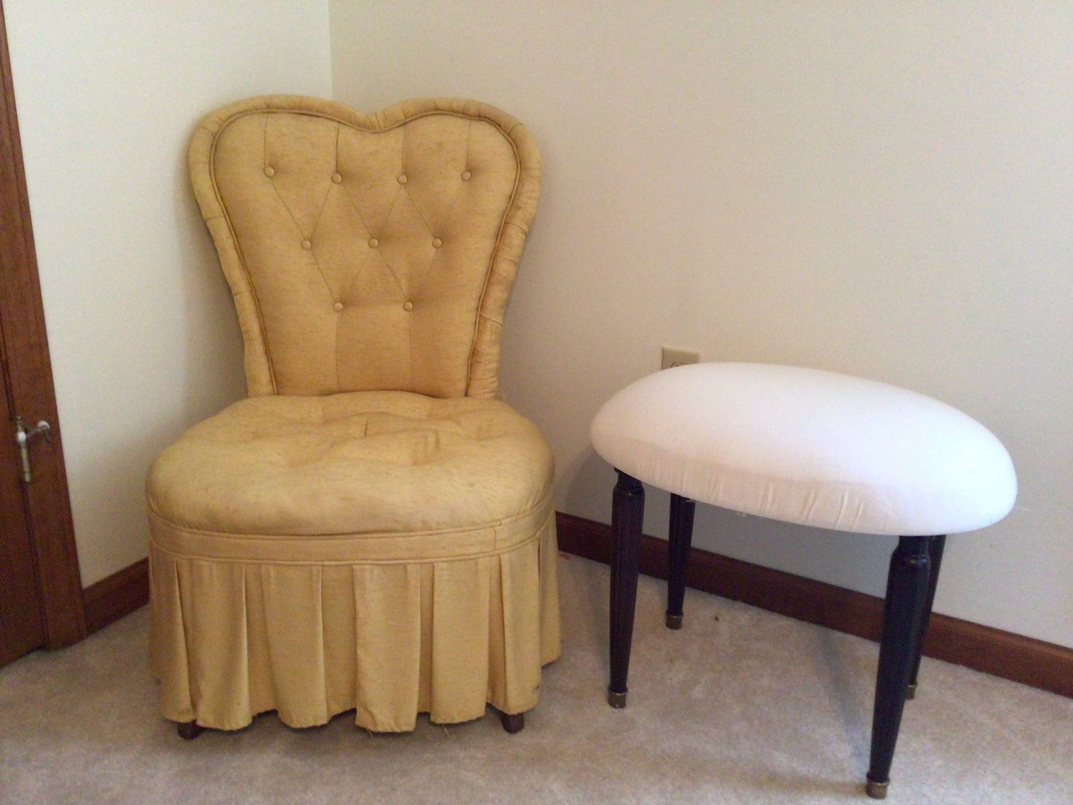 Image for Vintage Boudoir Chair & More