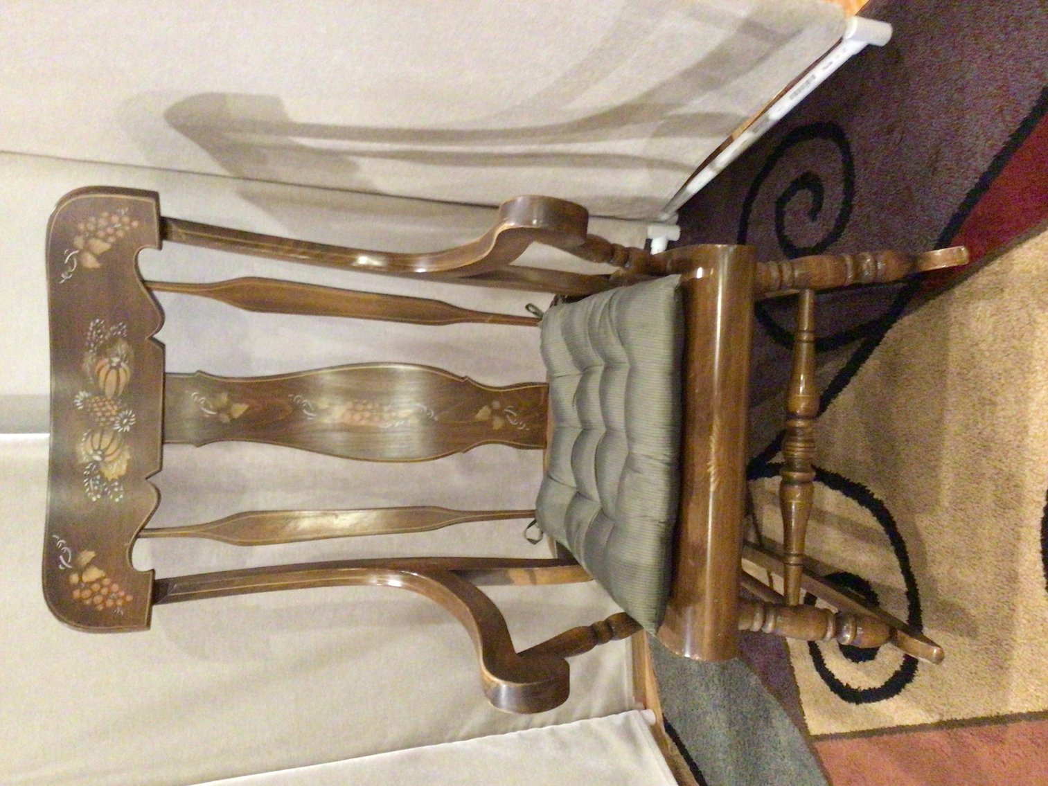 Image for Vintage Solid Wood Rocking Chair