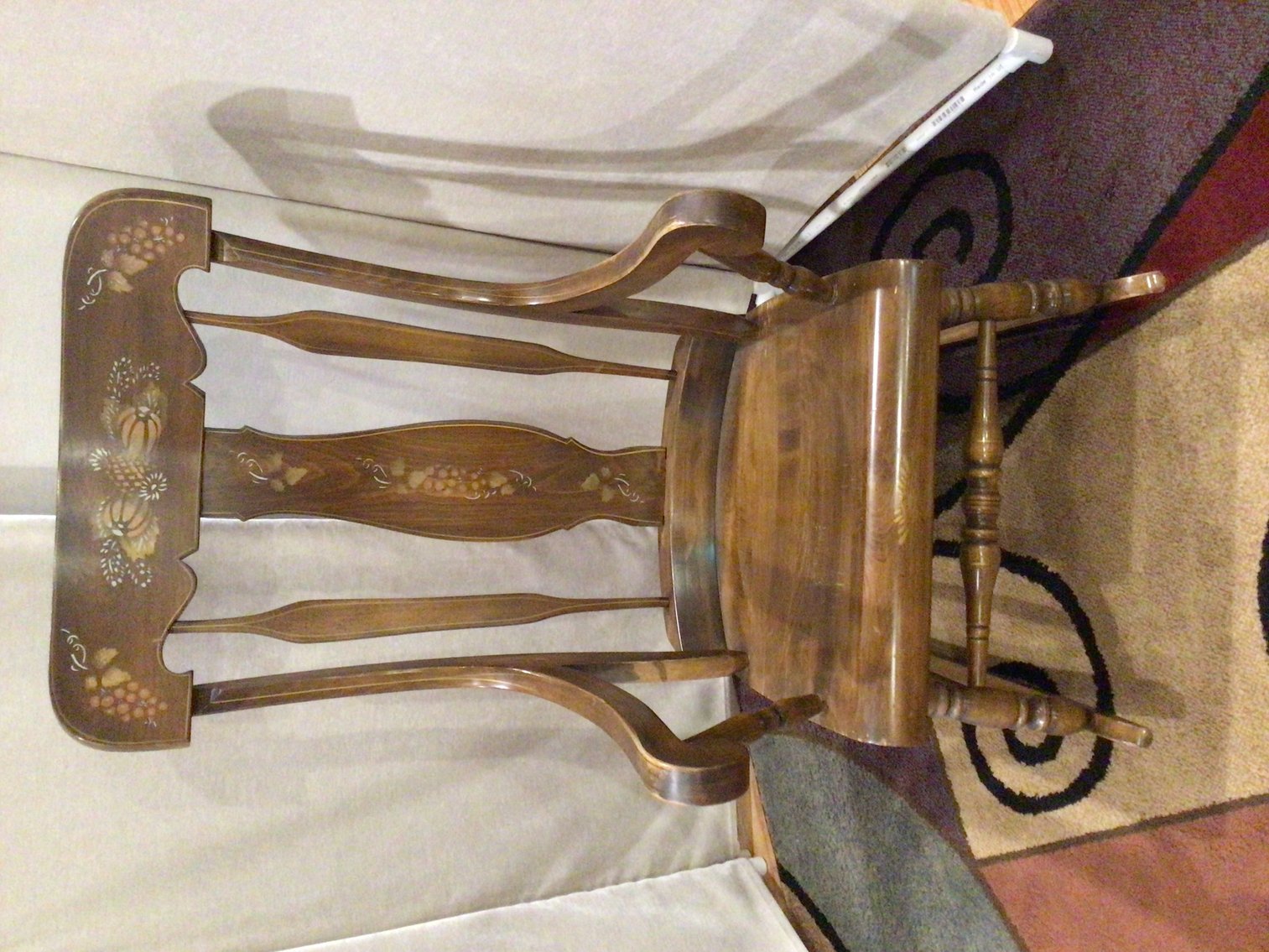 Image for Vintage Solid Wood Rocking Chair