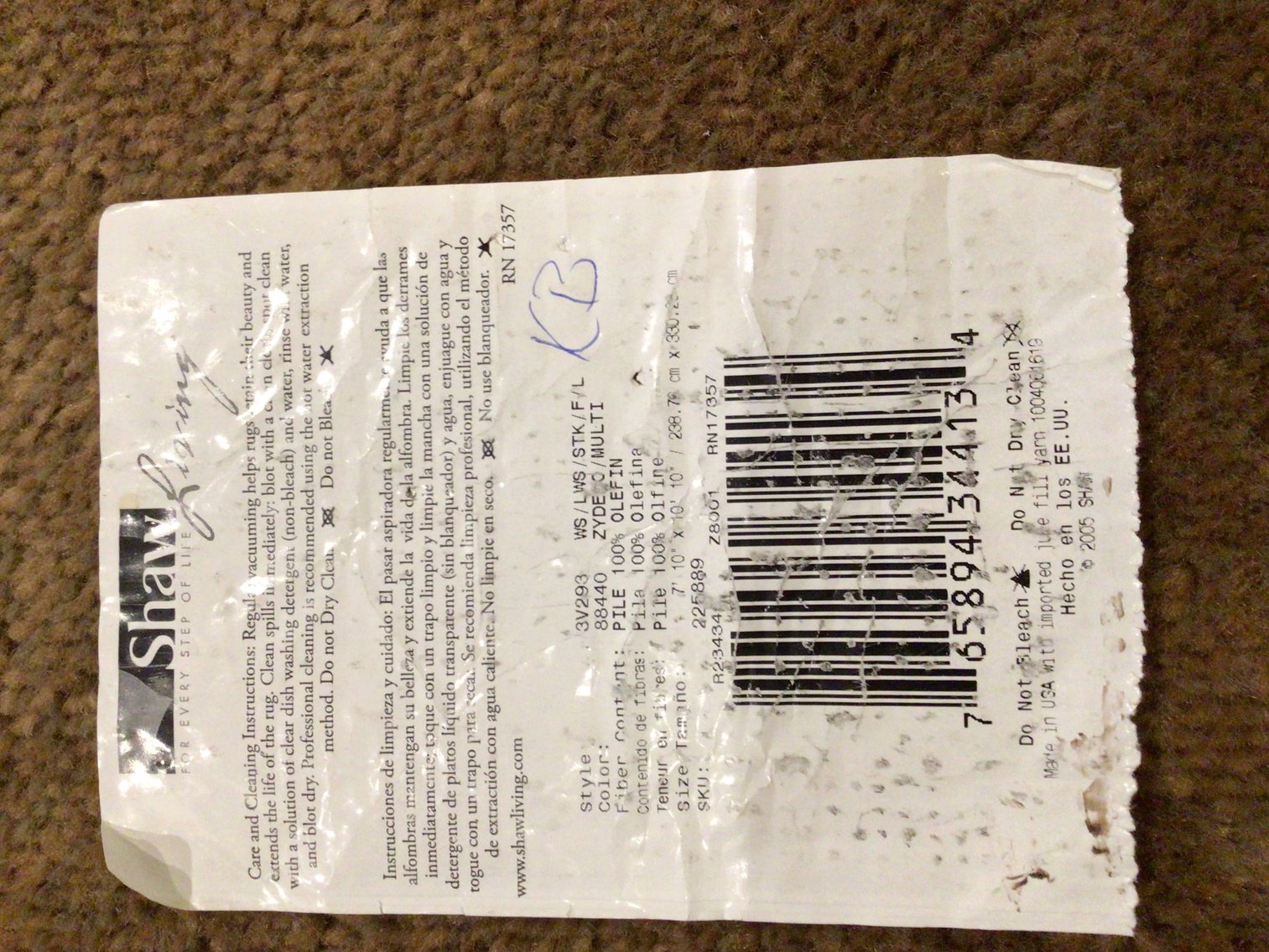 Image for Large Area Rug