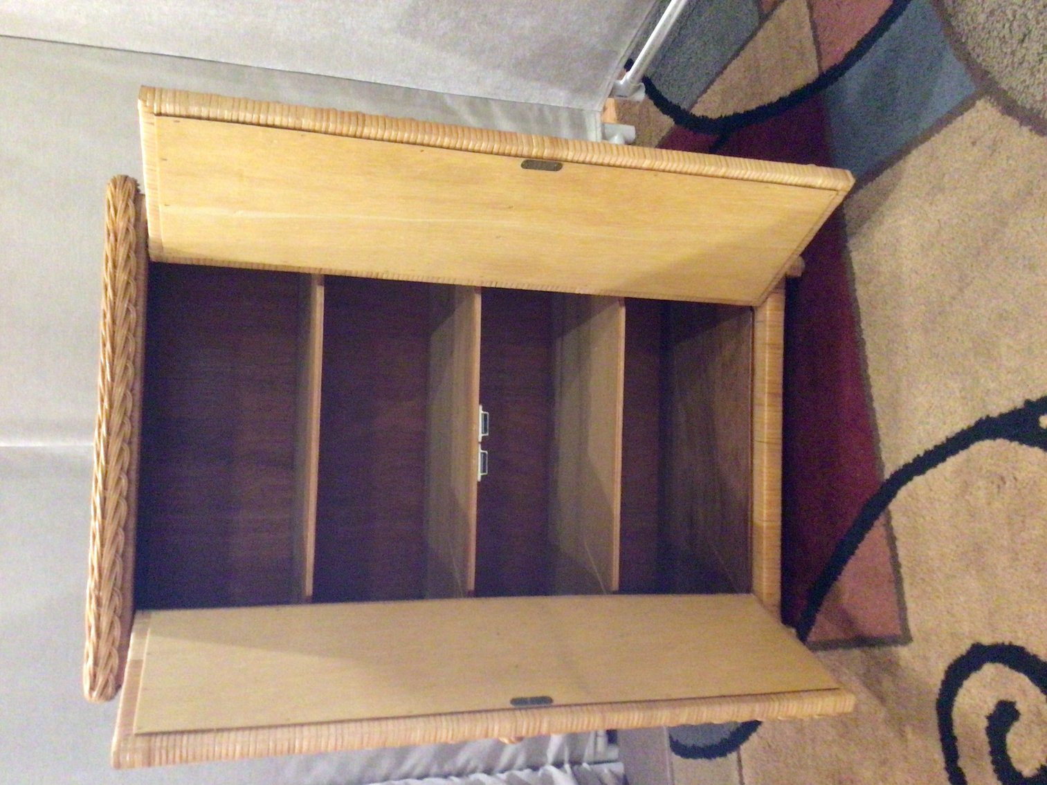 Image for Wicker Storage Cabinet