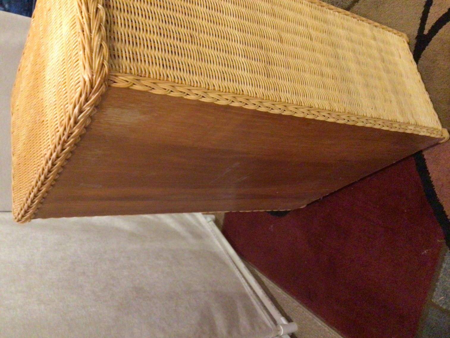 Image for Wicker Storage Cabinet