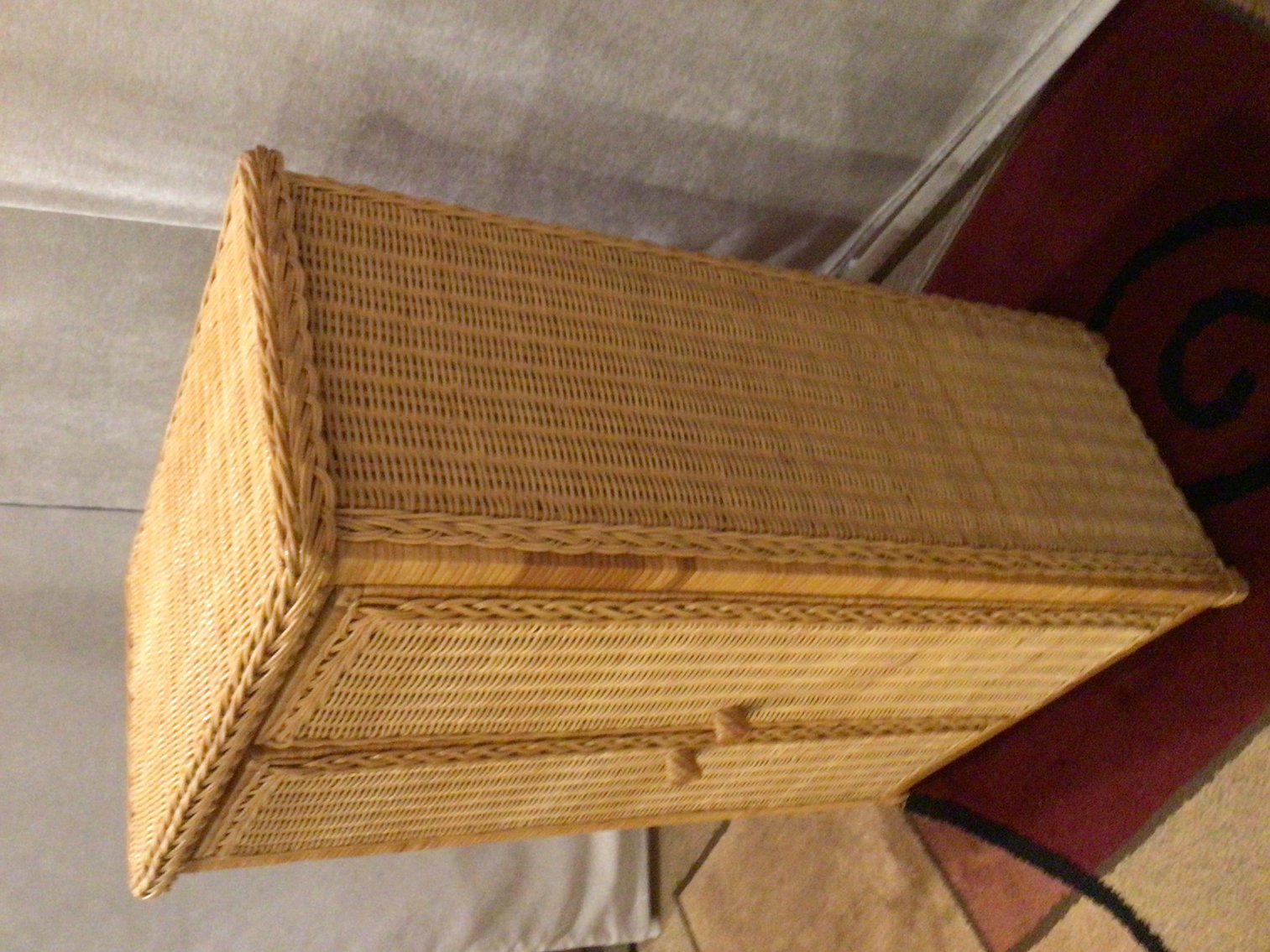 Image for Wicker Storage Cabinet