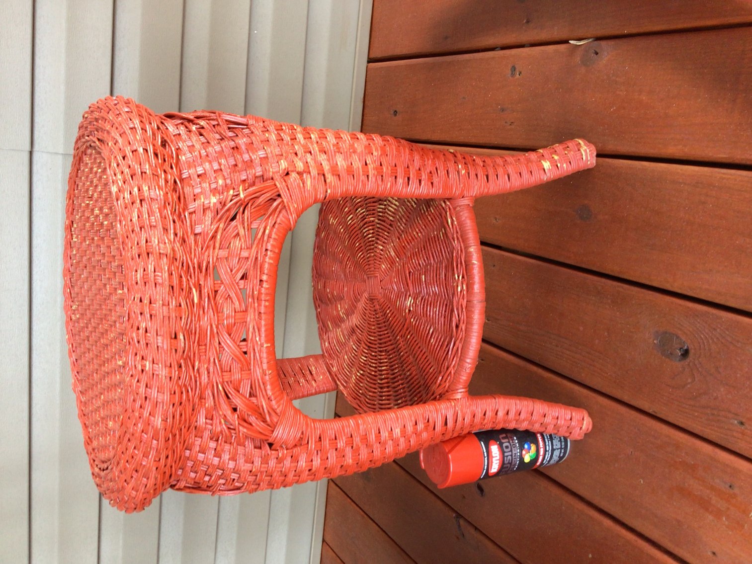 Image for Pair of Rocking Chairs and Wicker Table
