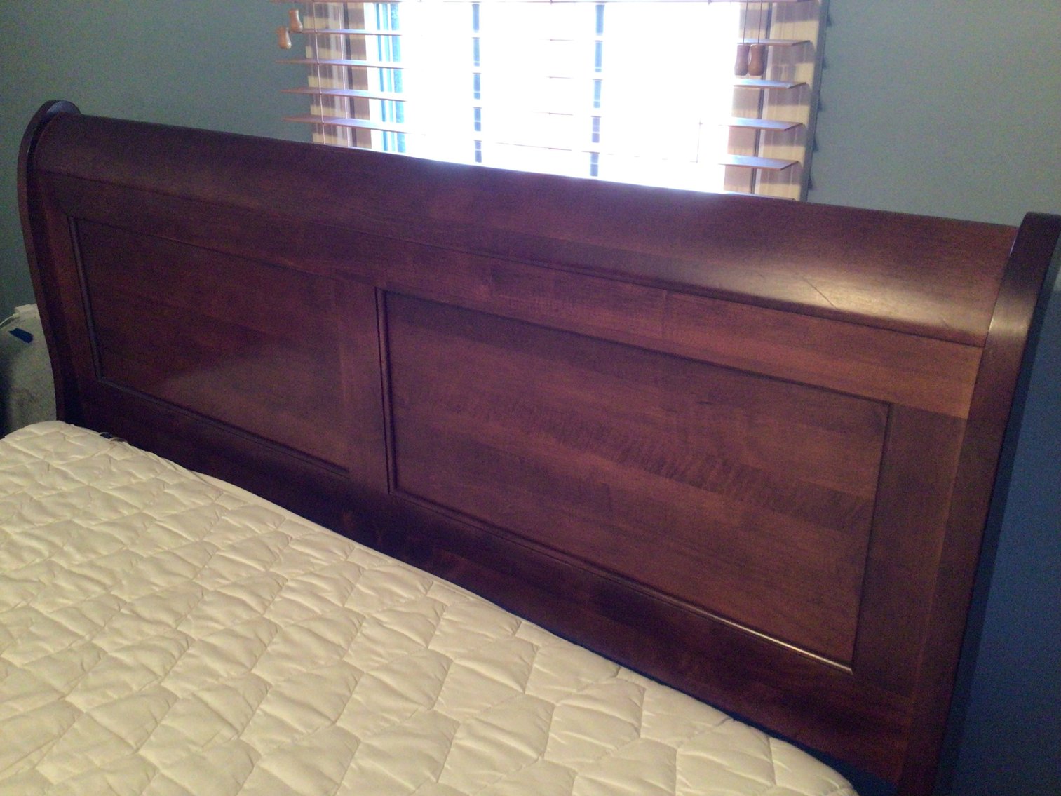 Image for Maple Sleigh Bed - Queen