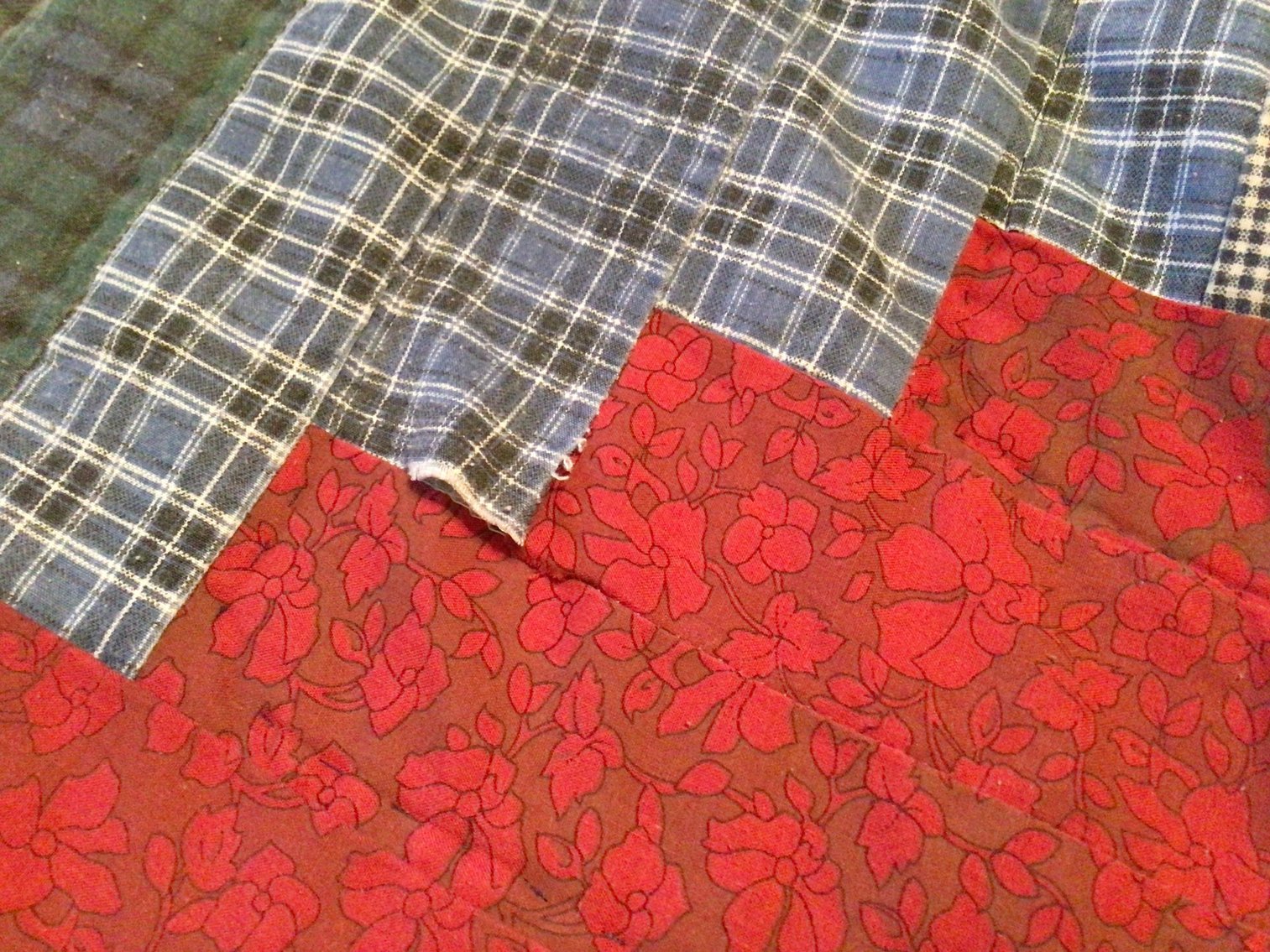 Image for Vintage Log Cabin Quilt