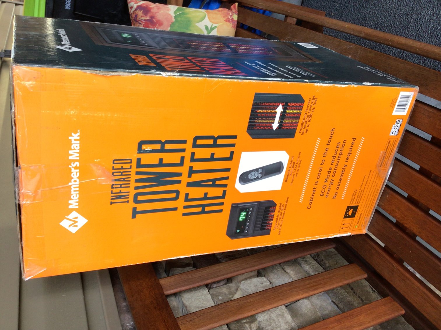 Image for Infrared Quartz Tower Heater with Remote